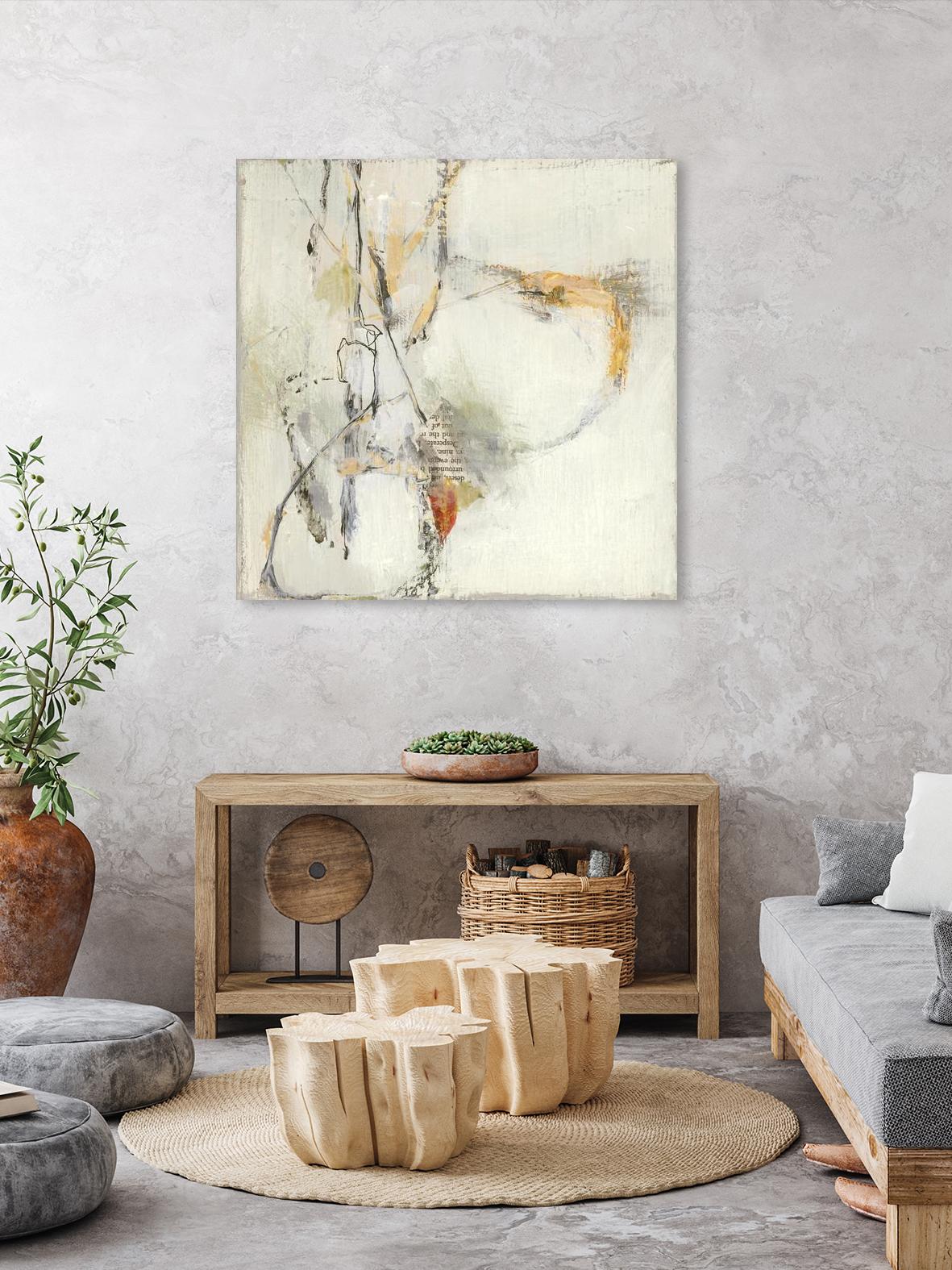 Short Stories IV by Terri Burris on GIANT ART - whites & creams abstract