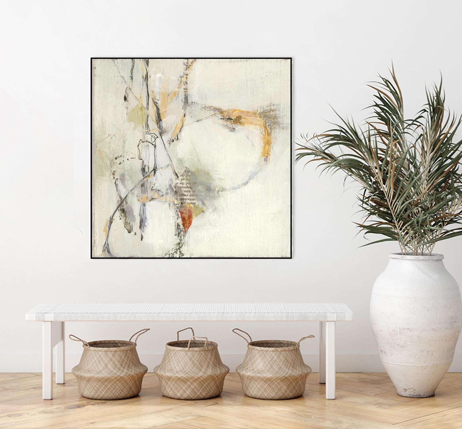 Short Stories IV by Terri Burris on GIANT ART - whites & creams abstract