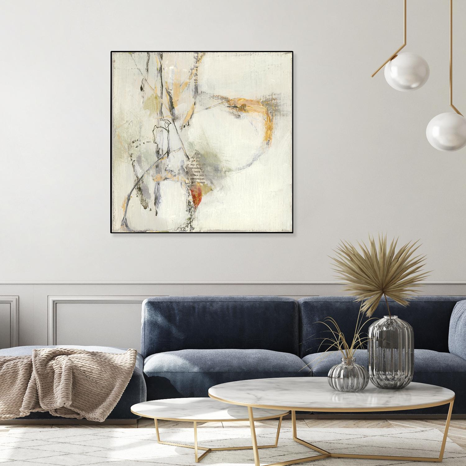 Short Stories IV by Terri Burris on GIANT ART - whites & creams abstract