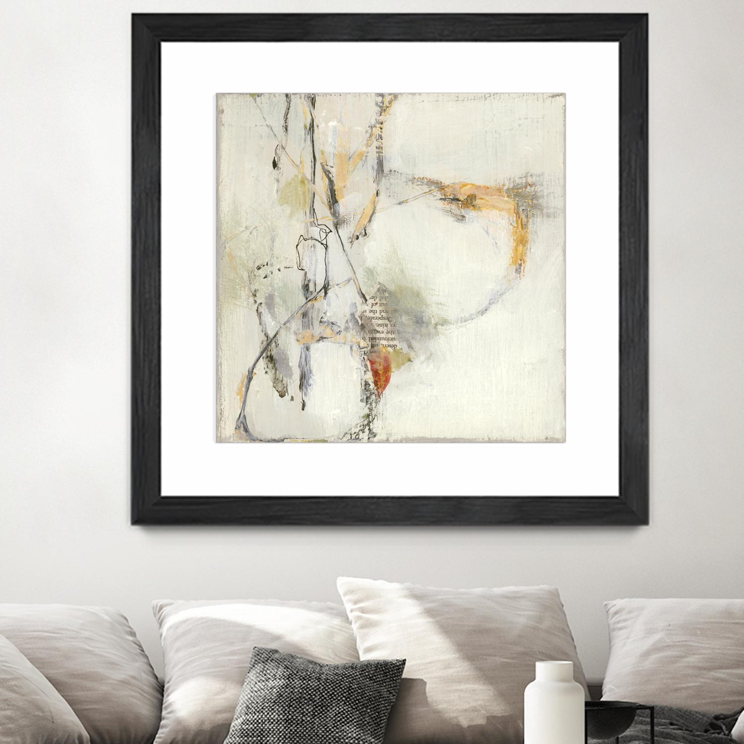 Short Stories IV by Terri Burris on GIANT ART - whites & creams abstract