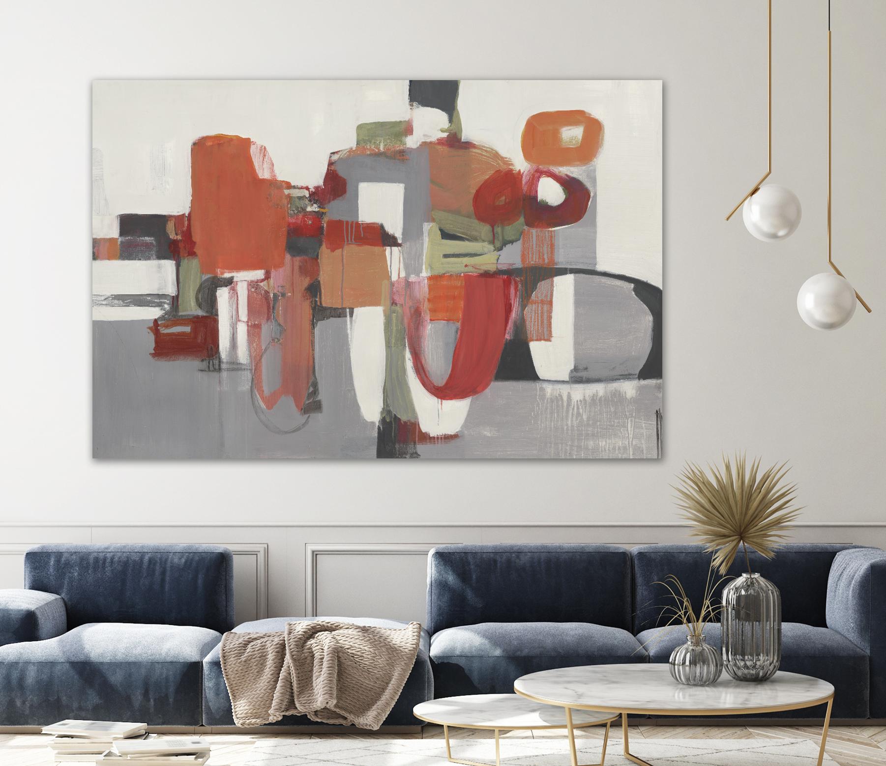 Laguna by Terri Burris on GIANT ART - reds abstract