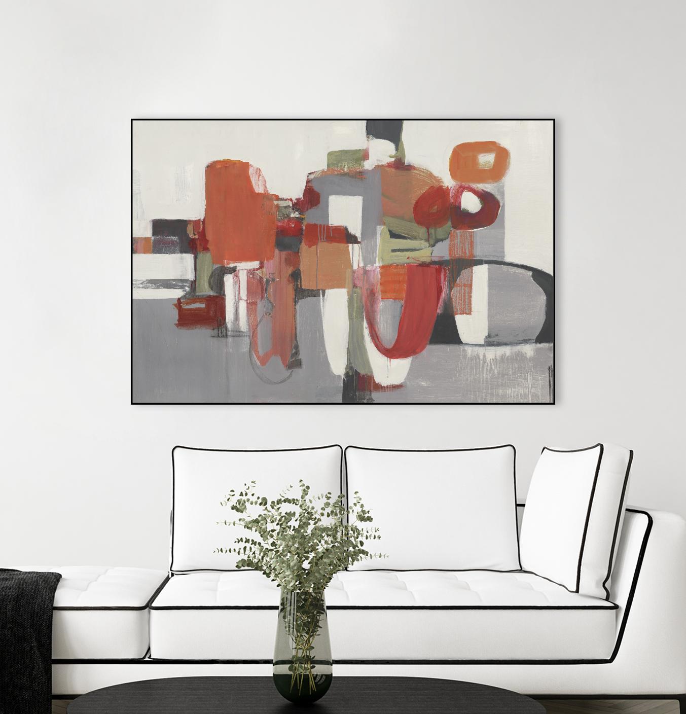 Laguna by Terri Burris on GIANT ART - reds abstract