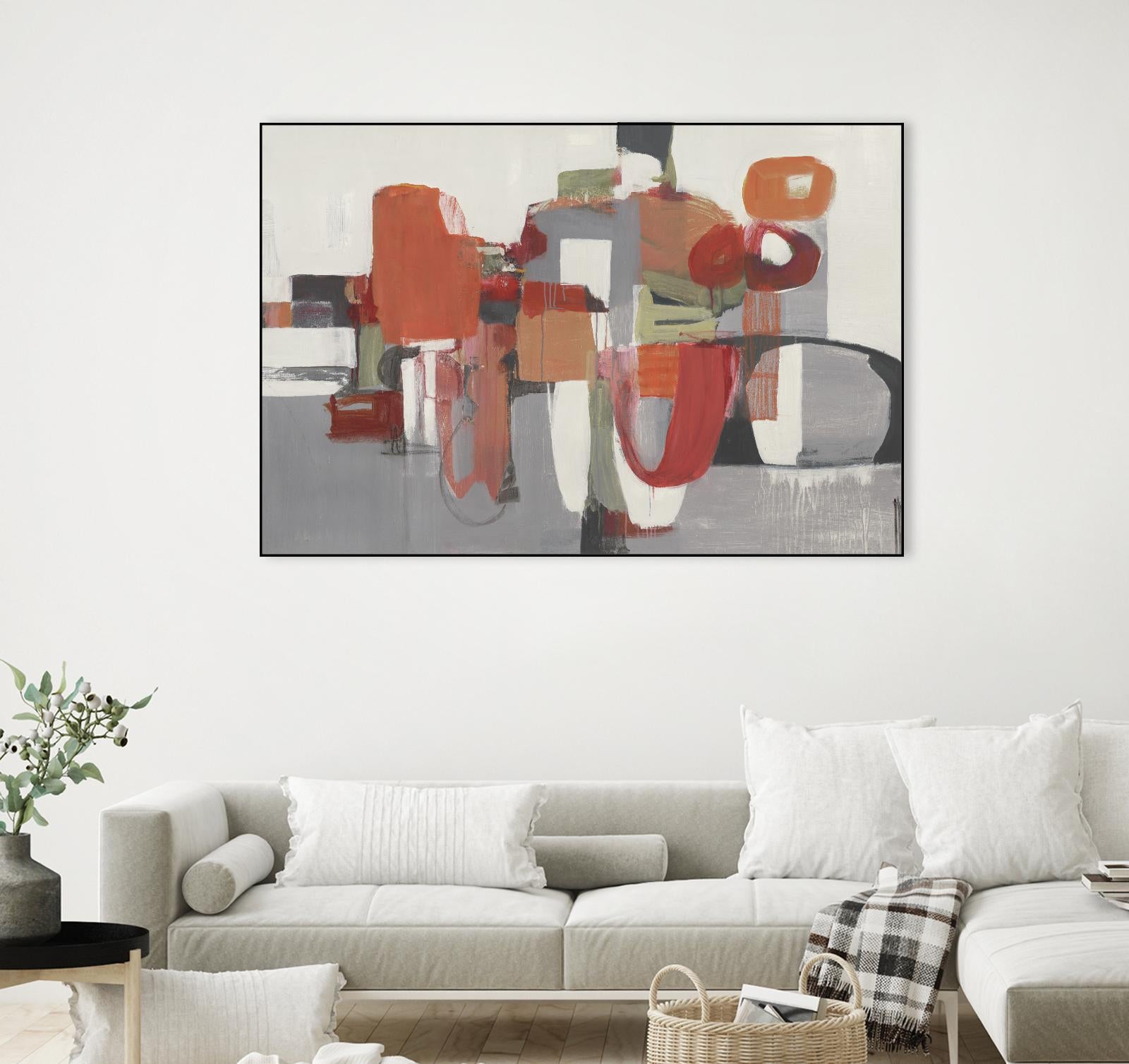 Laguna by Terri Burris on GIANT ART - reds abstract