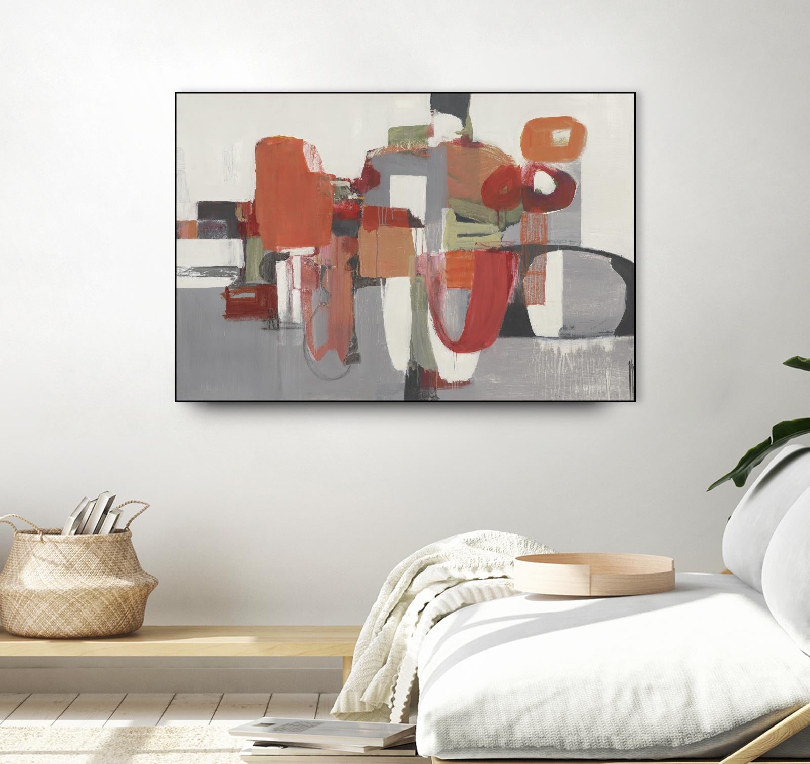 Laguna by Terri Burris on GIANT ART - reds abstract