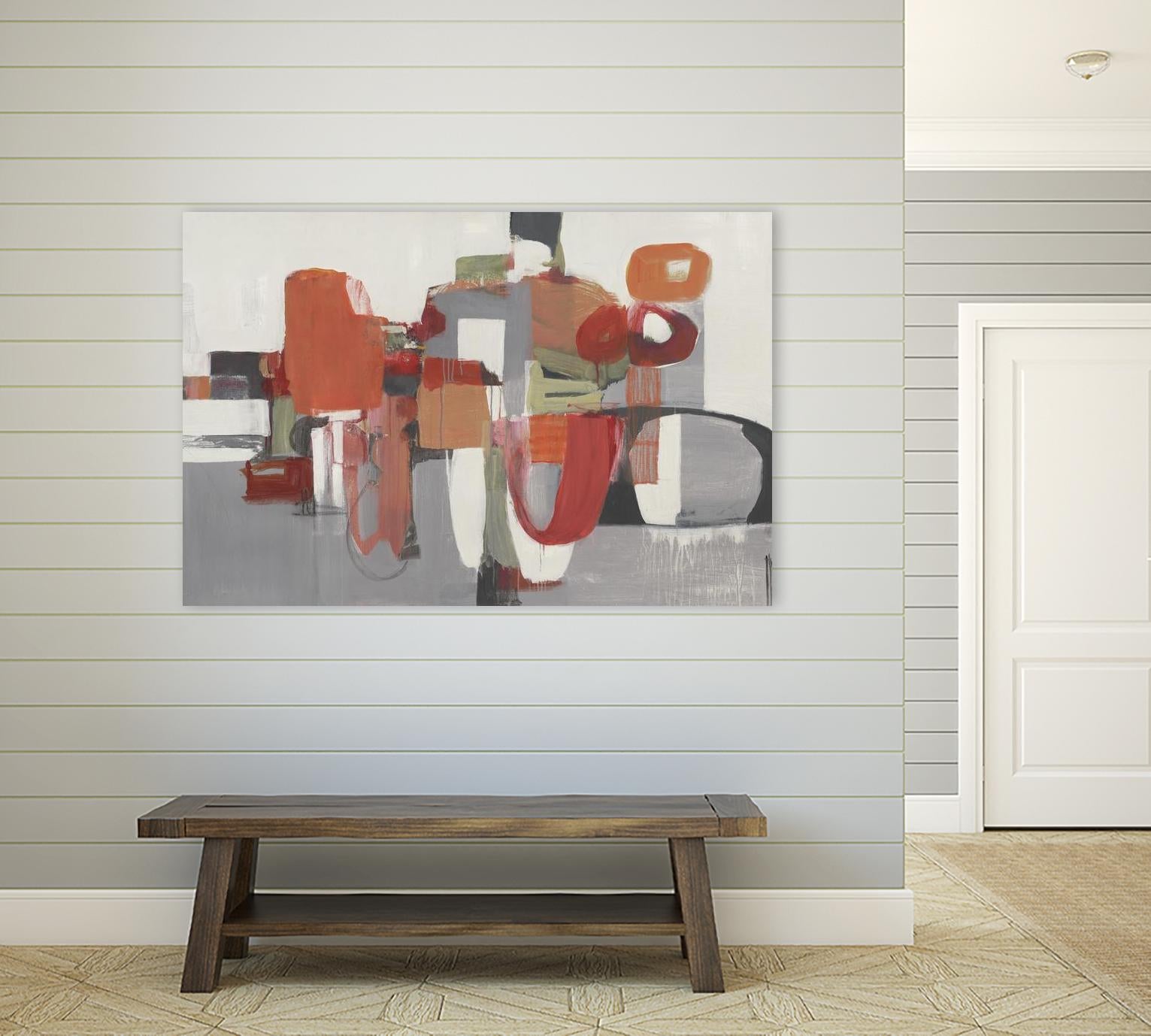 Laguna by Terri Burris on GIANT ART - reds abstract