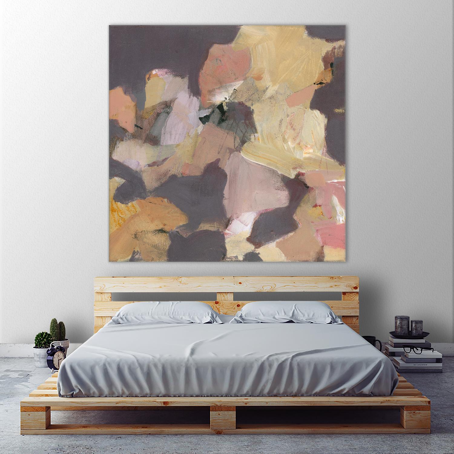 Mauve I by Terri Burris on GIANT ART - yellows abstract