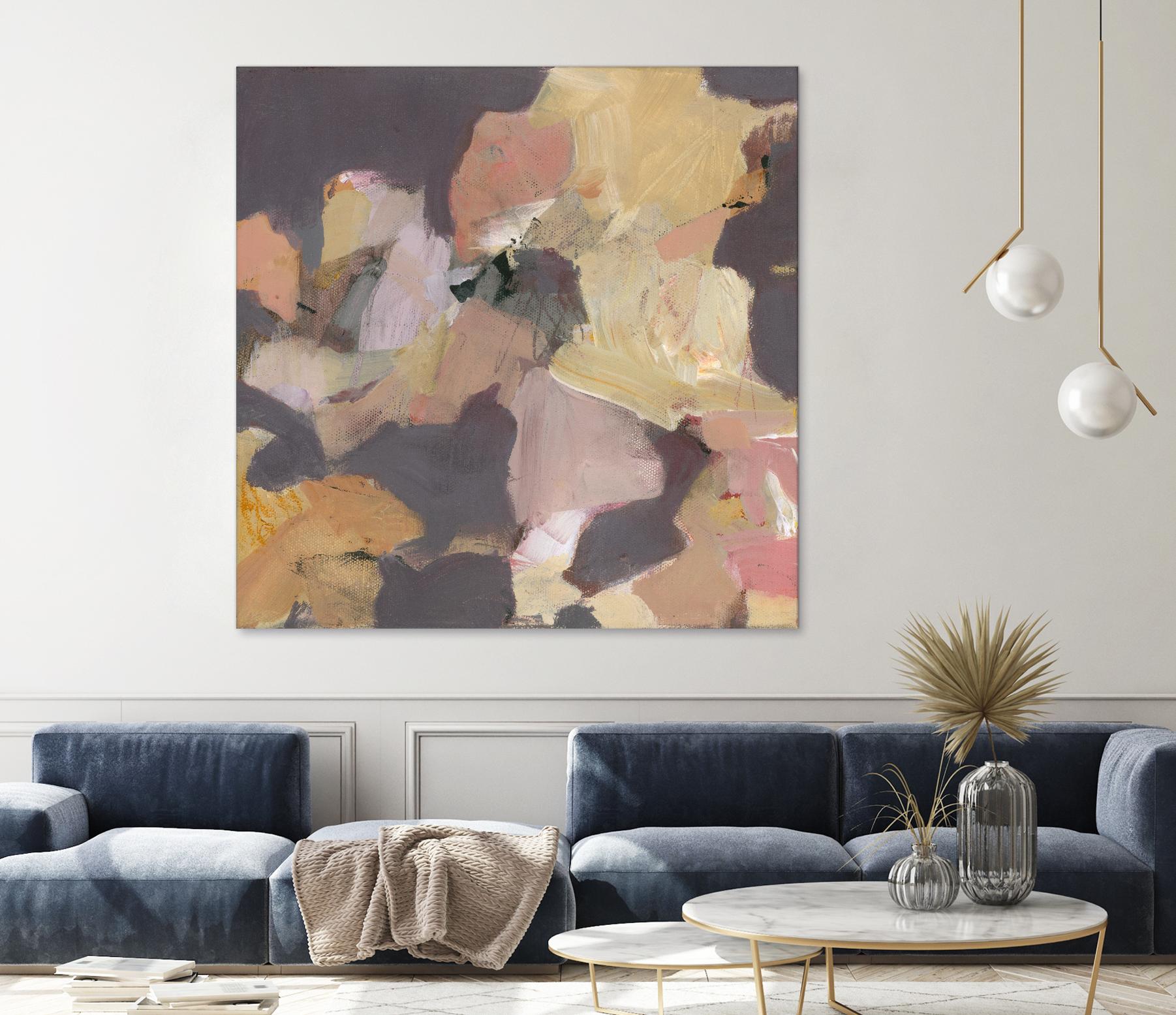 Mauve I by Terri Burris on GIANT ART - yellows abstract