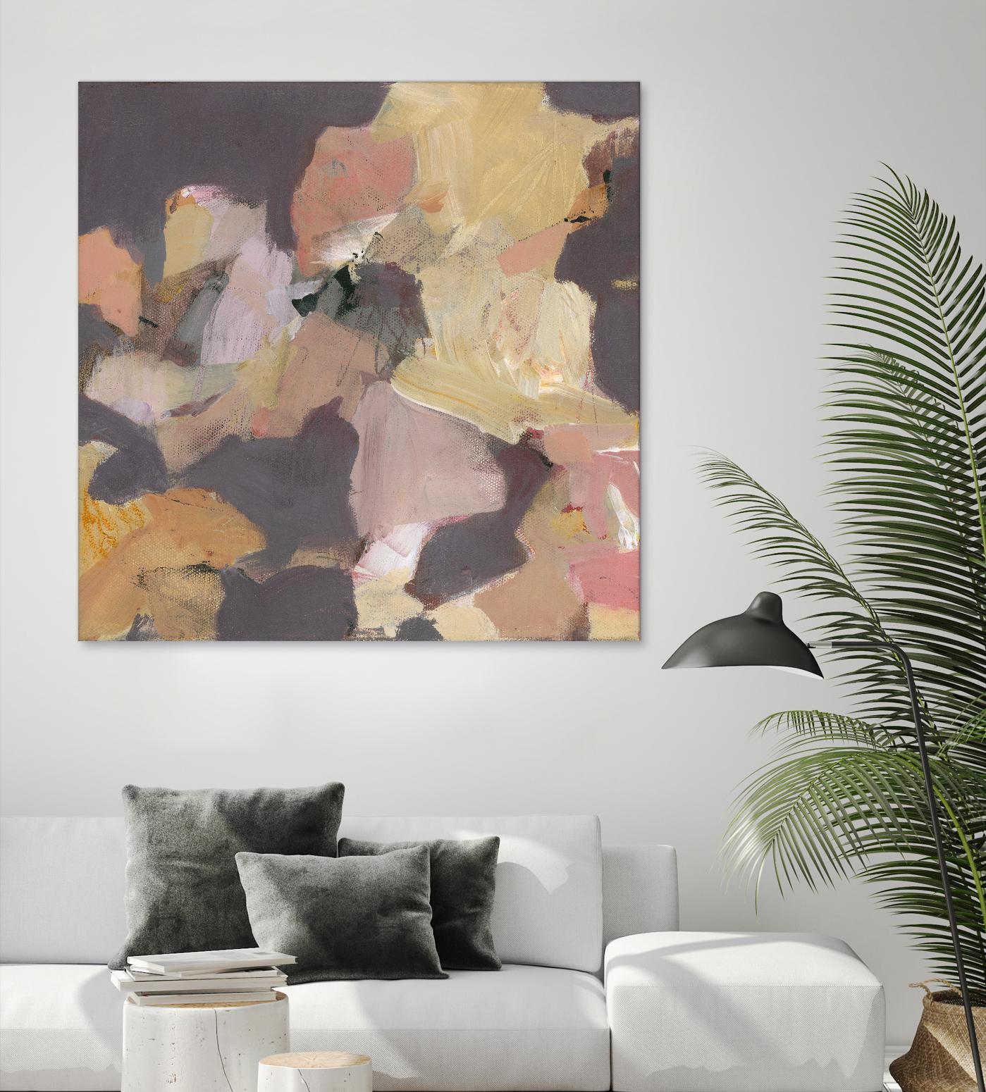 Mauve I by Terri Burris on GIANT ART - yellows abstract