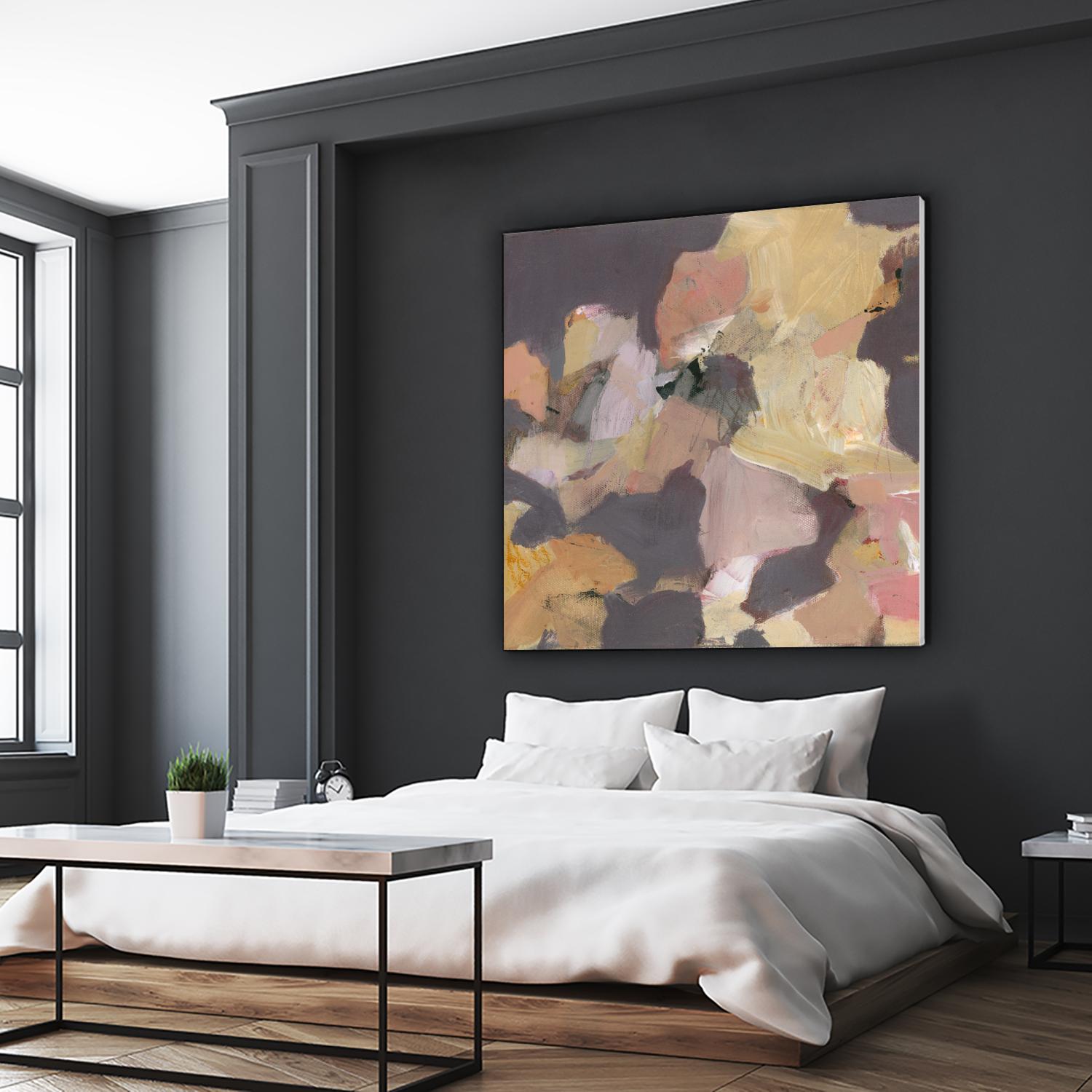 Mauve I by Terri Burris on GIANT ART - yellows abstract