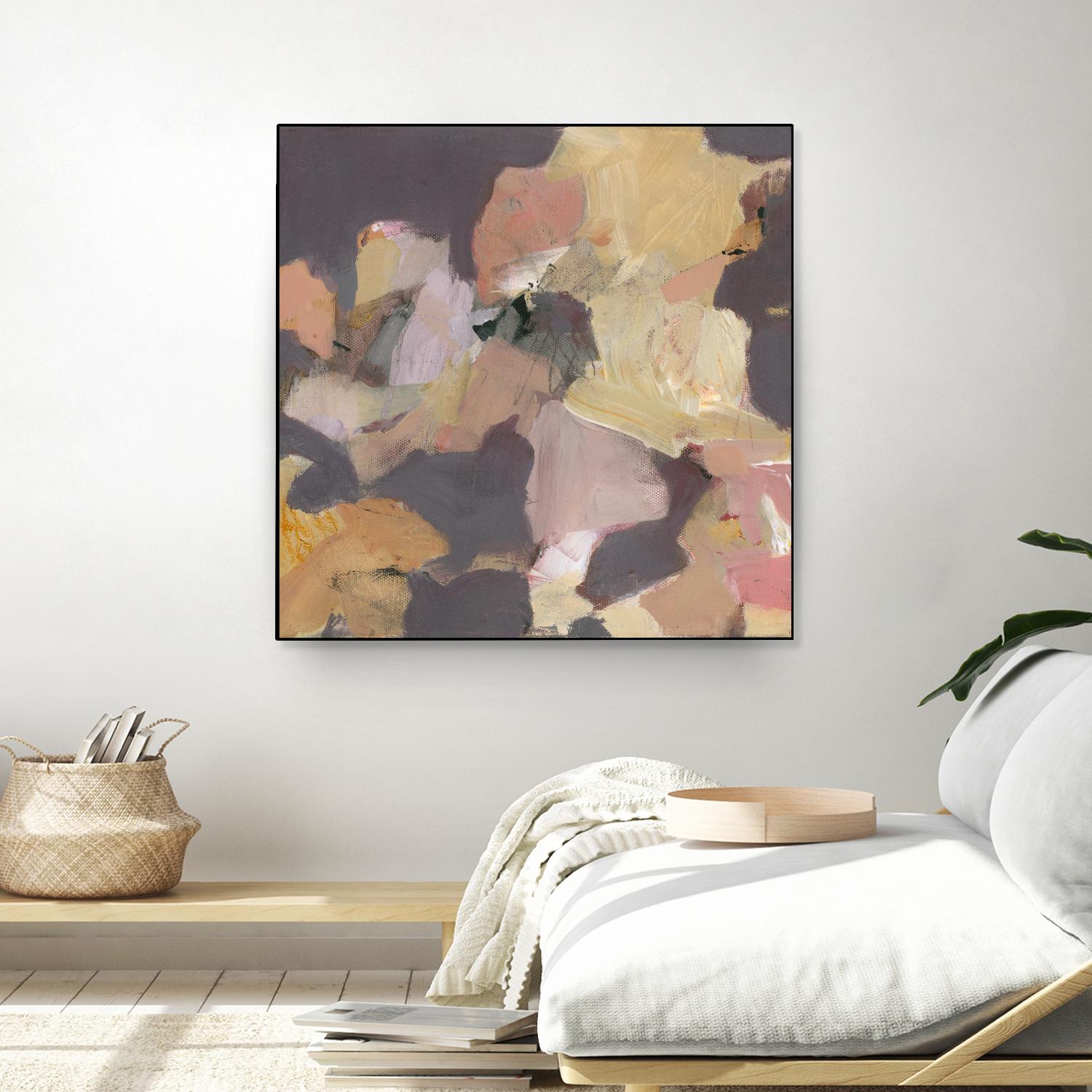 Mauve I by Terri Burris on GIANT ART - yellows abstract