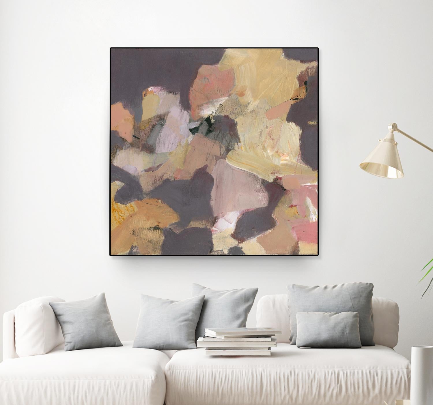 Mauve I by Terri Burris on GIANT ART - yellows abstract