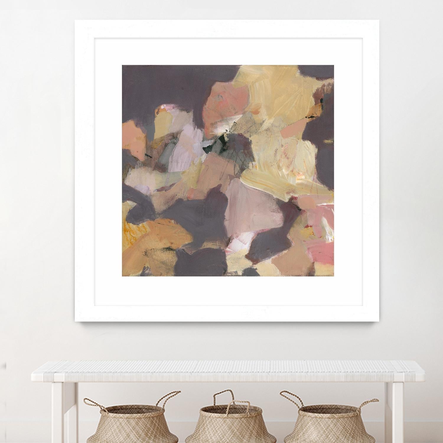 Mauve I by Terri Burris on GIANT ART - yellows abstract