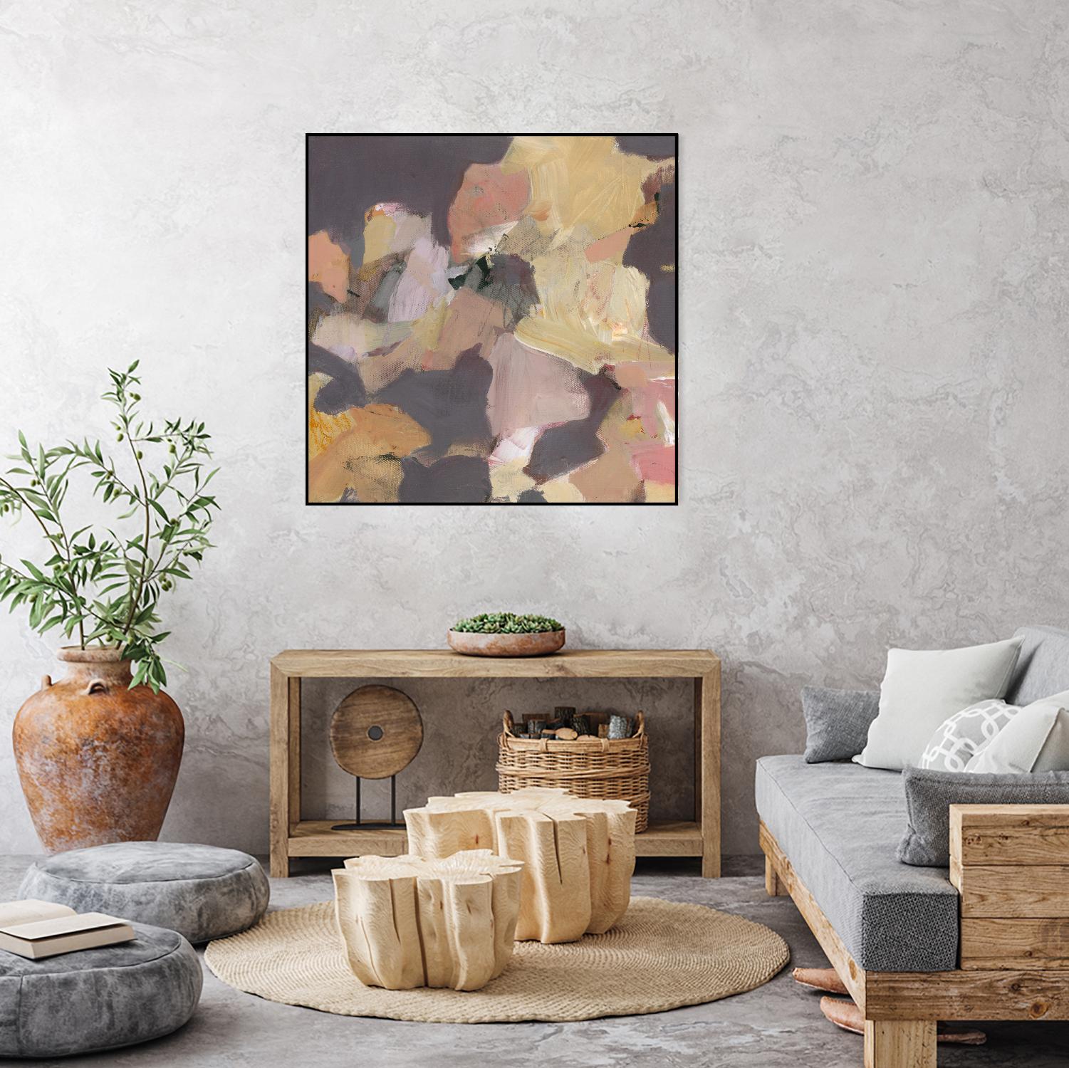 Mauve I by Terri Burris on GIANT ART - yellows abstract