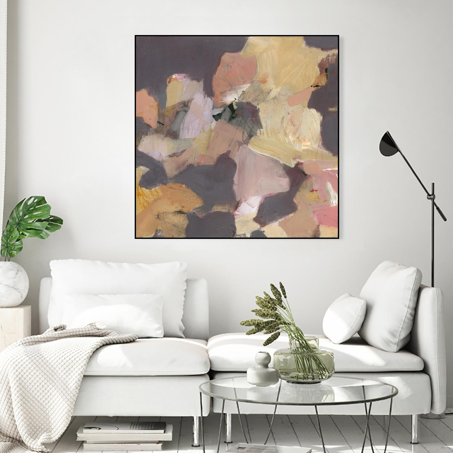 Mauve I by Terri Burris on GIANT ART - yellows abstract