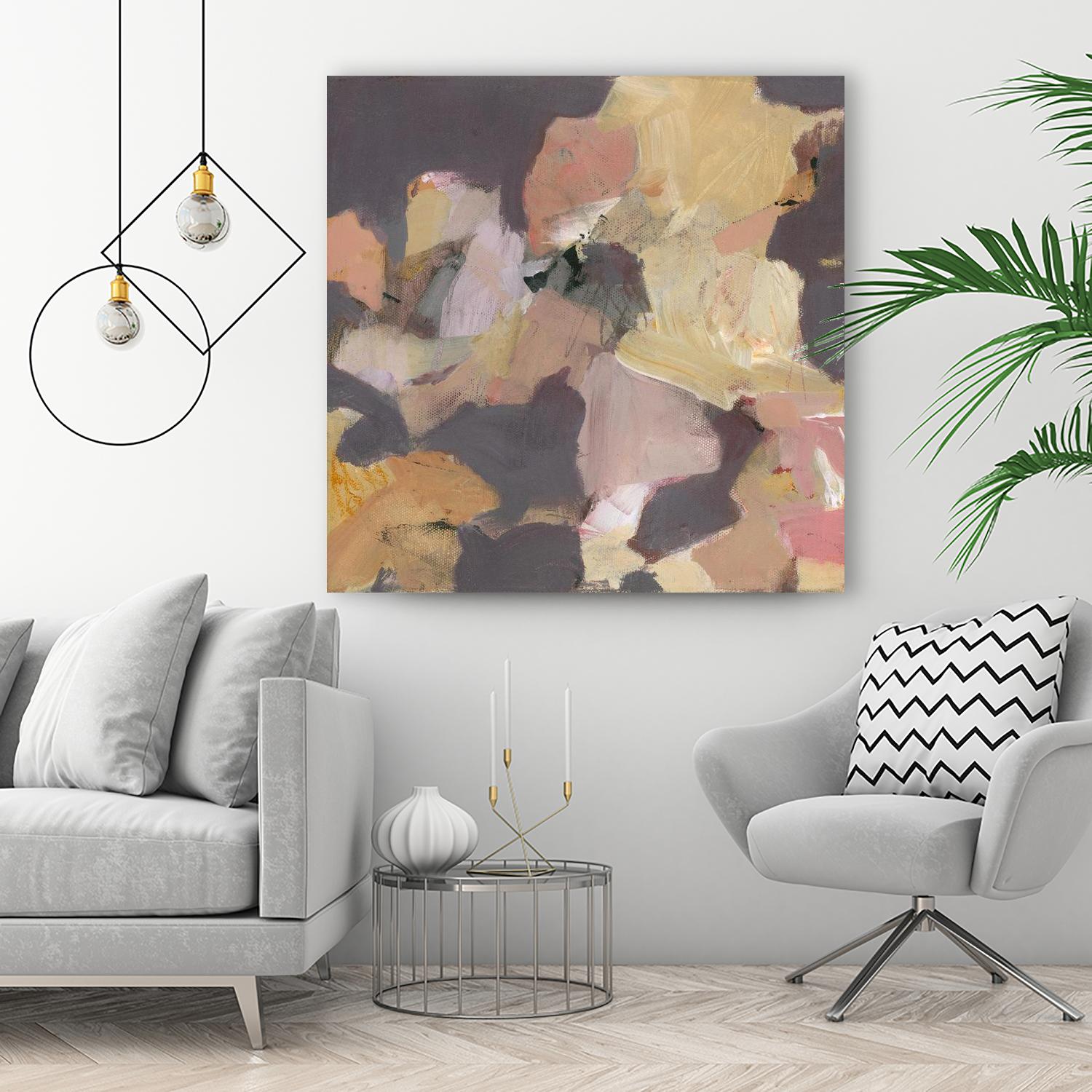 Mauve I by Terri Burris on GIANT ART - yellows abstract