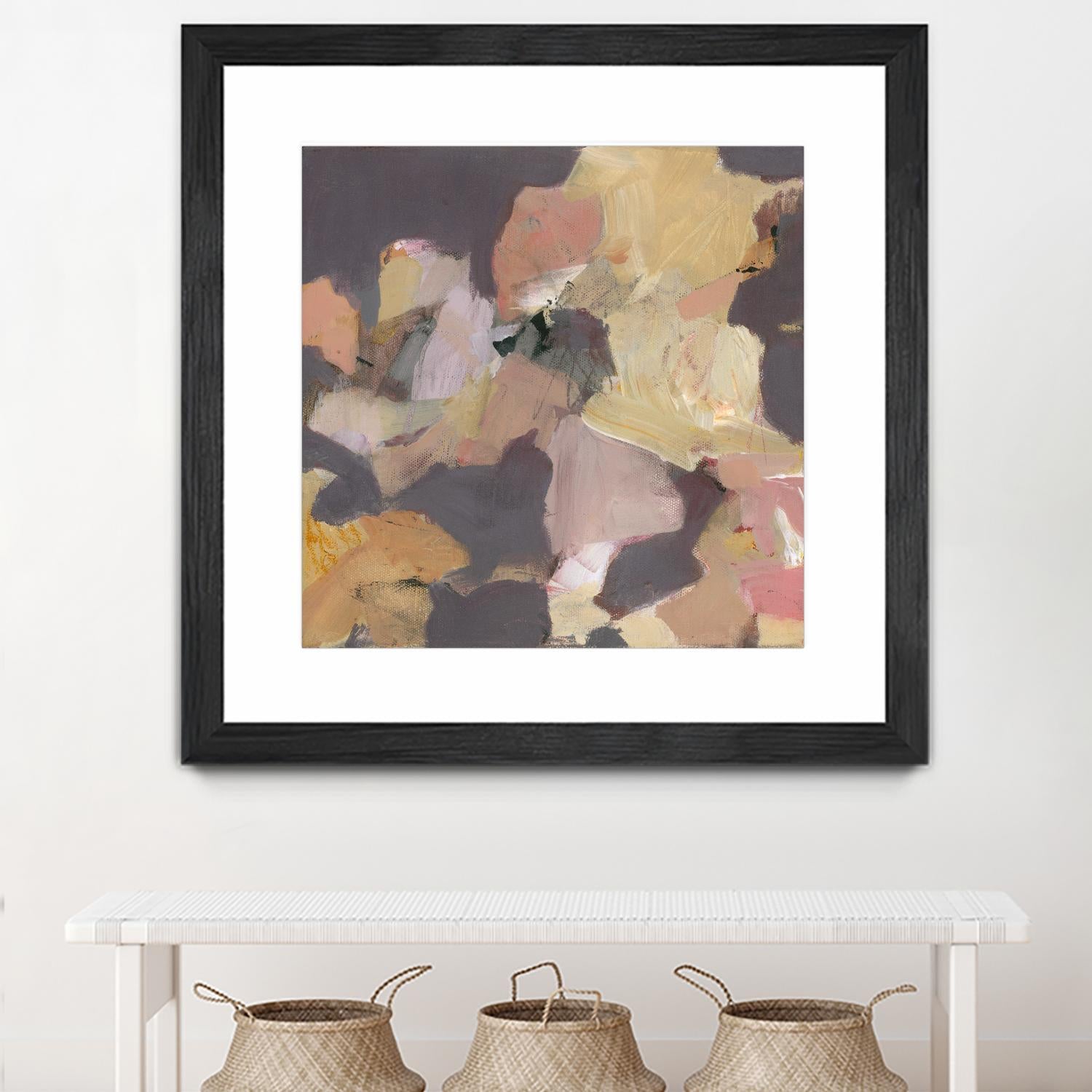 Mauve I by Terri Burris on GIANT ART - yellows abstract