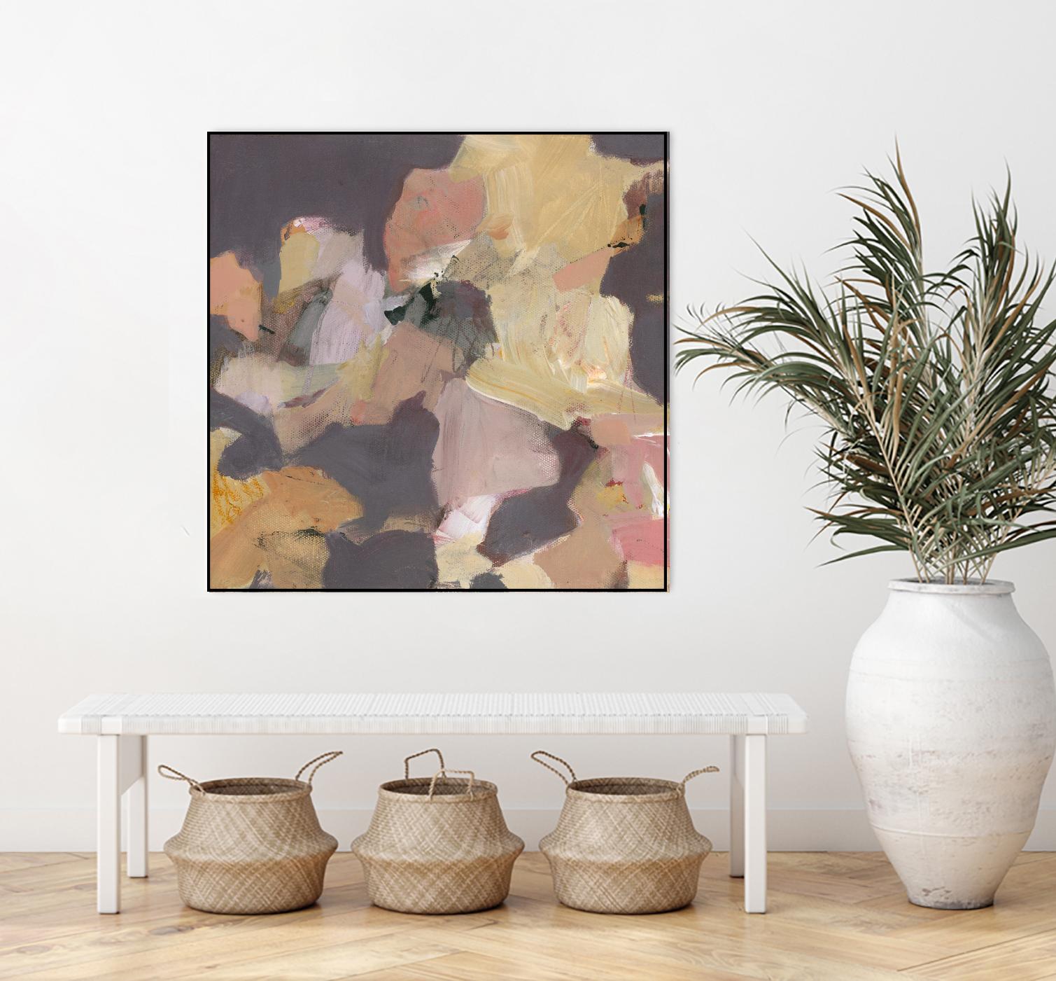 Mauve I by Terri Burris on GIANT ART - yellows abstract