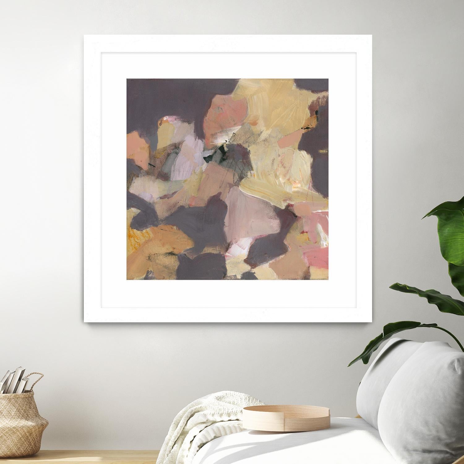 Mauve I by Terri Burris on GIANT ART - yellows abstract