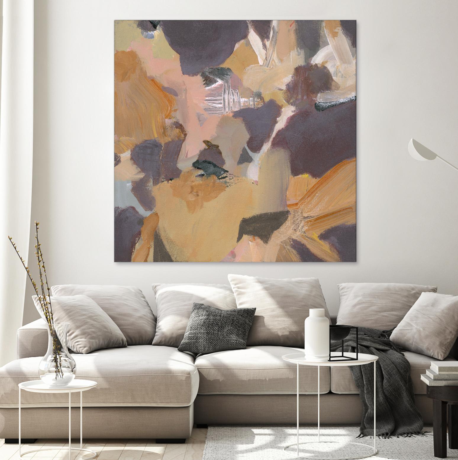 Mauve II by Terri Burris on GIANT ART - yellows abstract