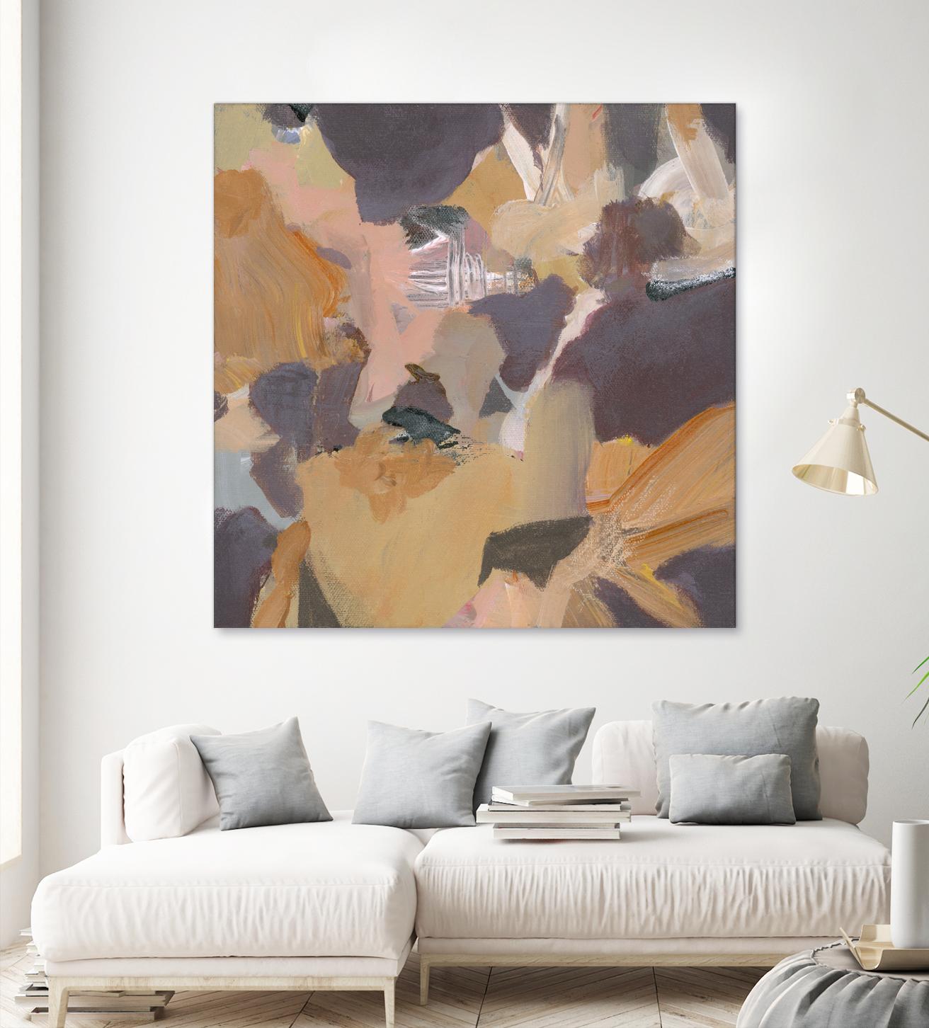 Mauve II by Terri Burris on GIANT ART - yellows abstract