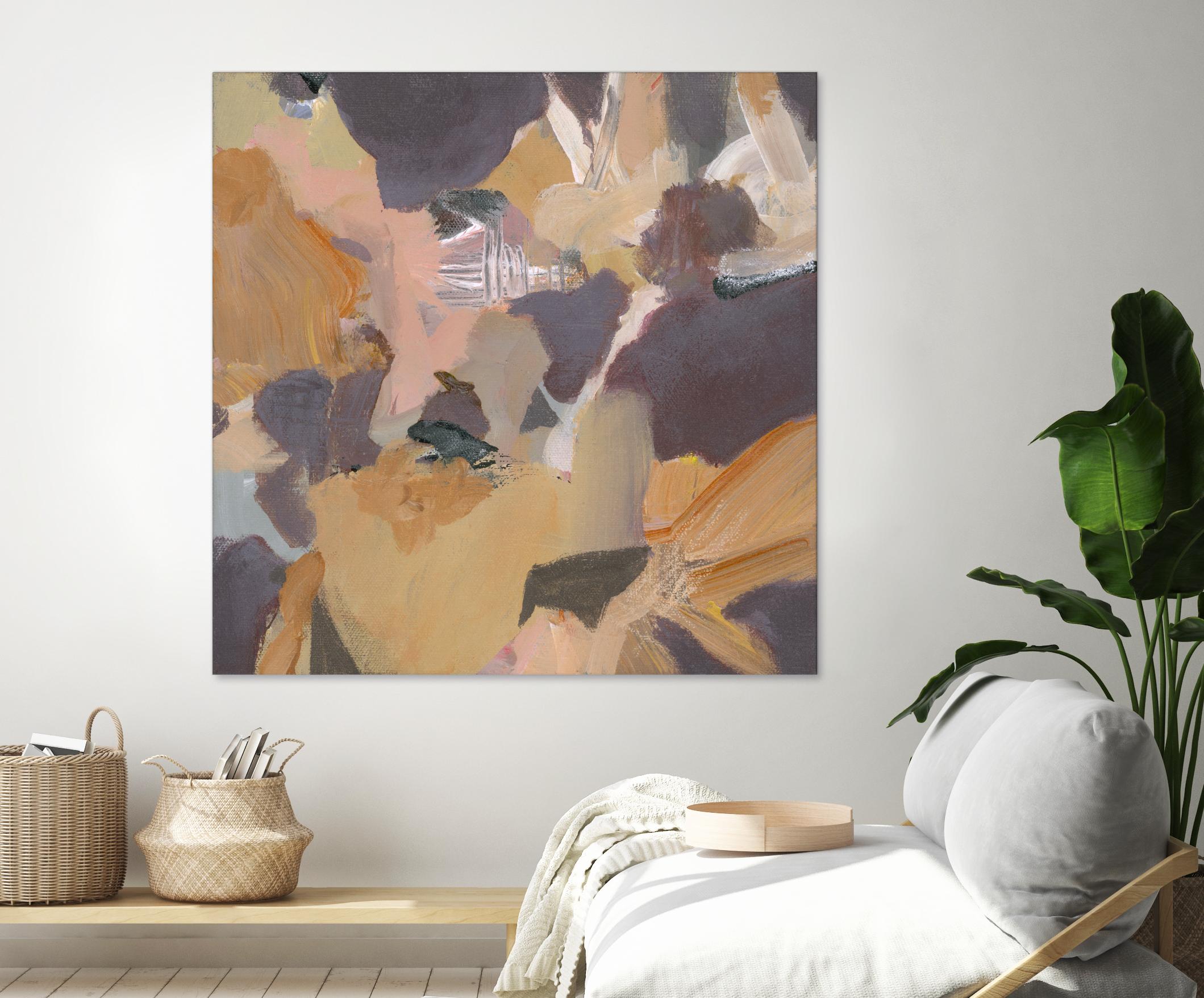 Mauve II by Terri Burris on GIANT ART - yellows abstract