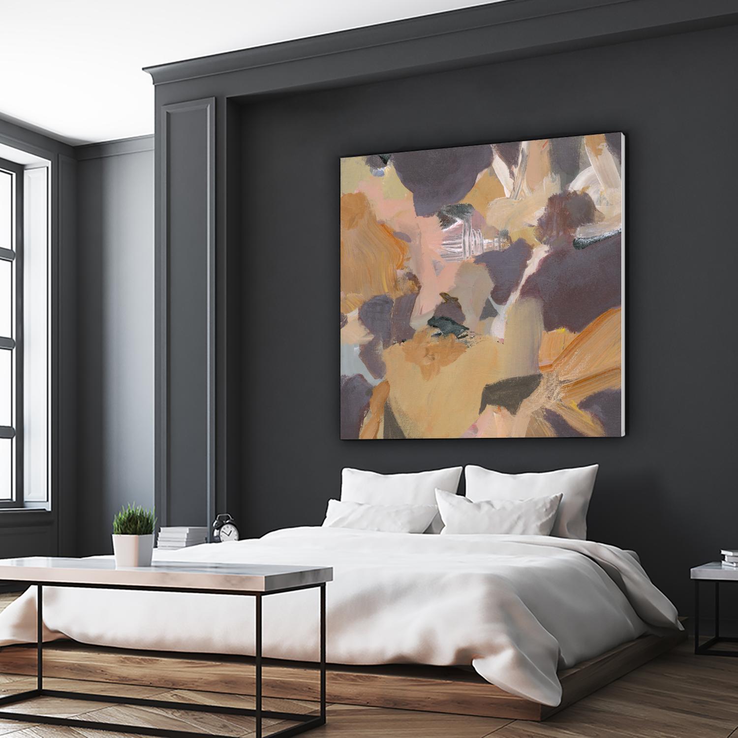 Mauve II by Terri Burris on GIANT ART - yellows abstract