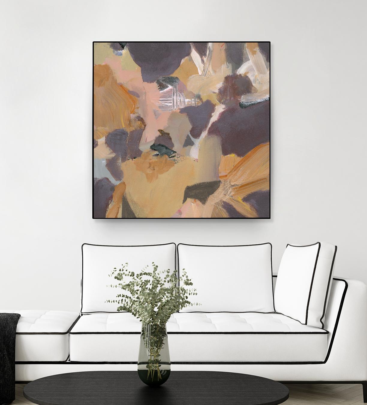 Mauve II by Terri Burris on GIANT ART - yellows abstract