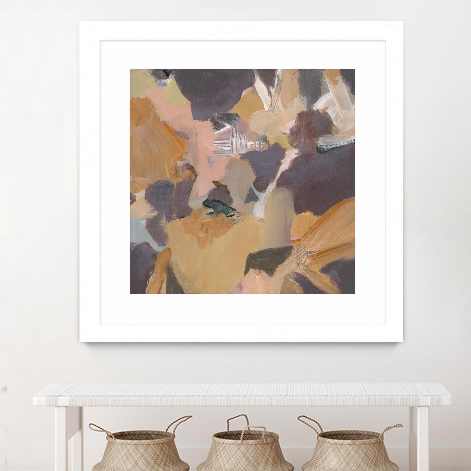 Mauve II by Terri Burris on GIANT ART - yellows abstract