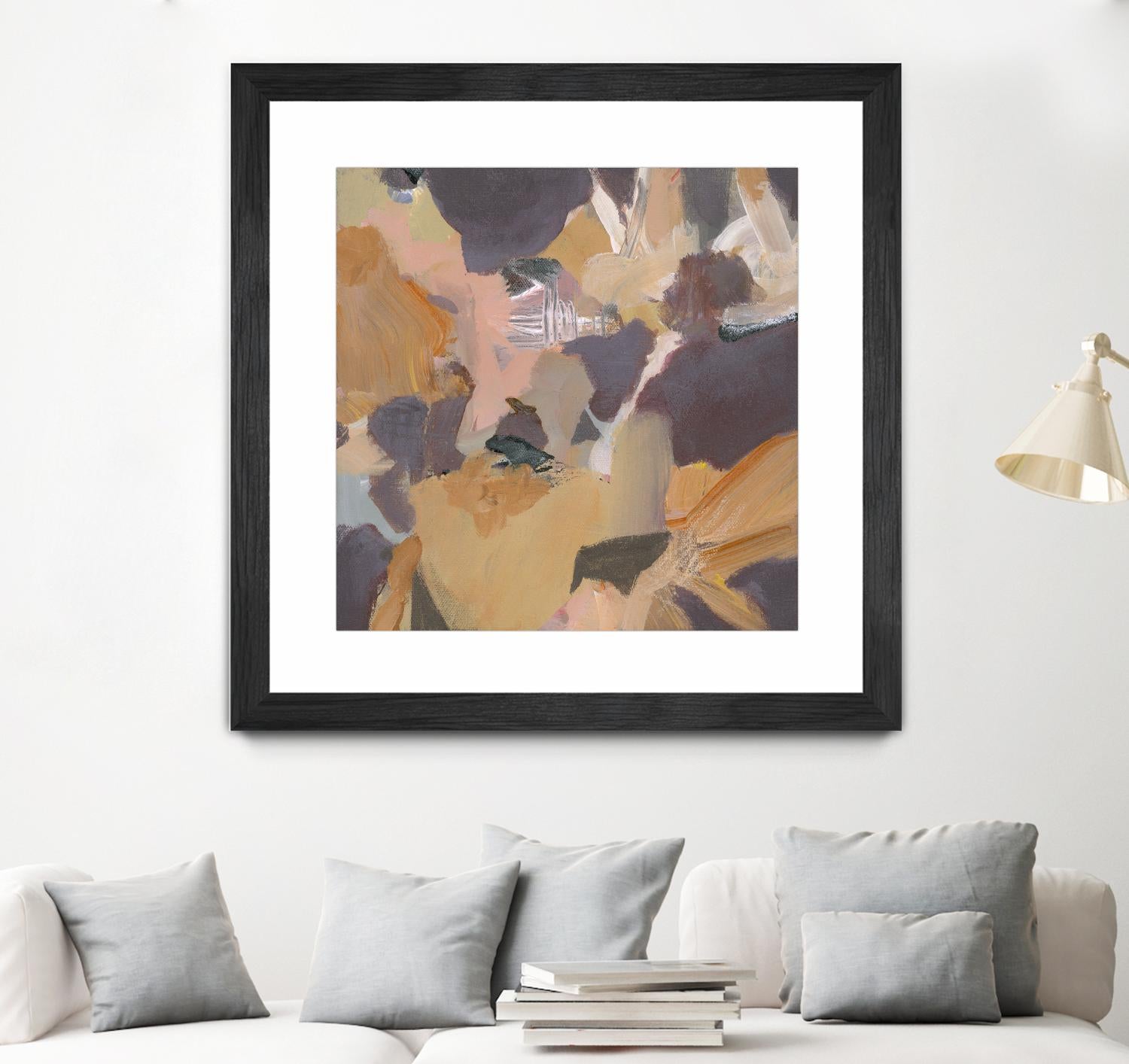 Mauve II by Terri Burris on GIANT ART - yellows abstract