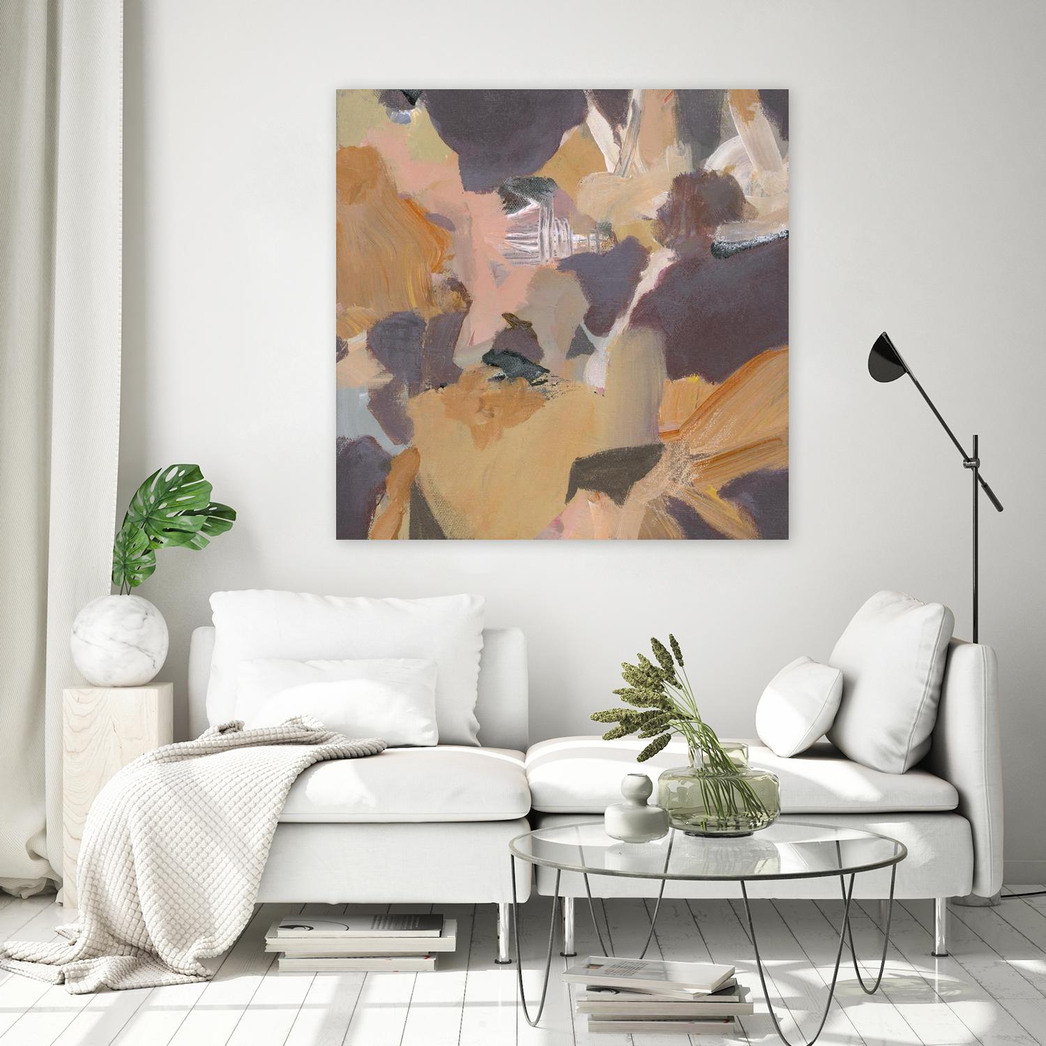 Mauve II by Terri Burris on GIANT ART - yellows abstract