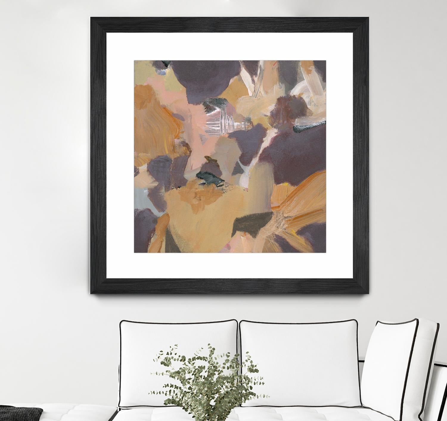 Mauve II by Terri Burris on GIANT ART - yellows abstract