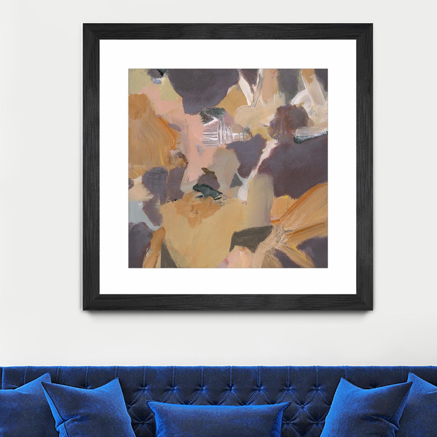 Mauve II by Terri Burris on GIANT ART - yellows abstract