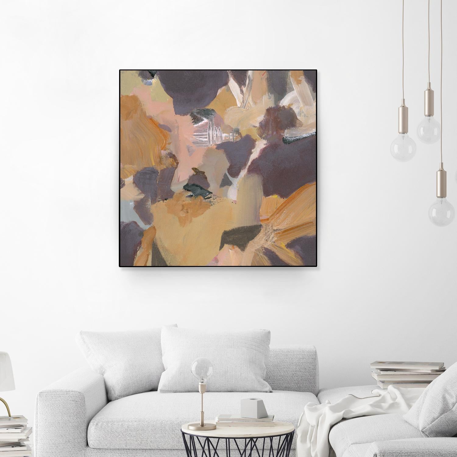 Mauve II by Terri Burris on GIANT ART - yellows abstract