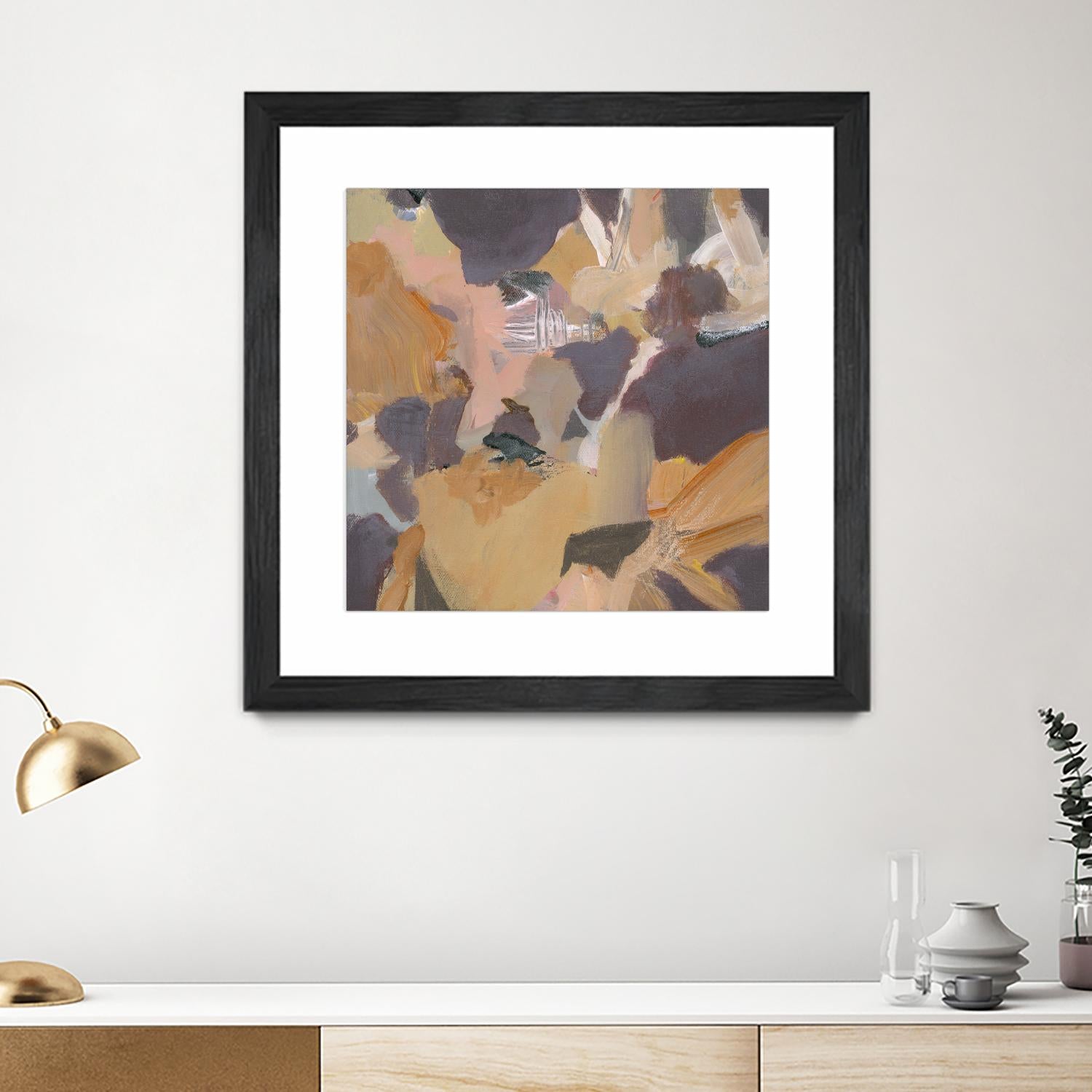 Mauve II by Terri Burris on GIANT ART - yellows abstract