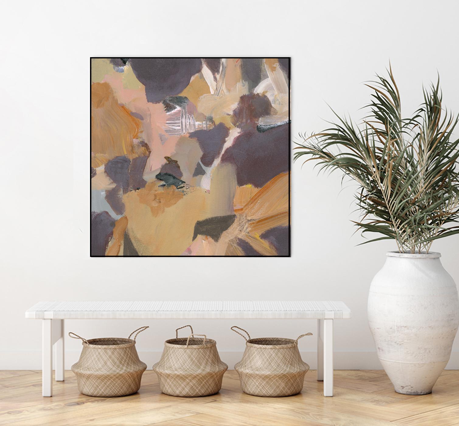 Mauve II by Terri Burris on GIANT ART - yellows abstract