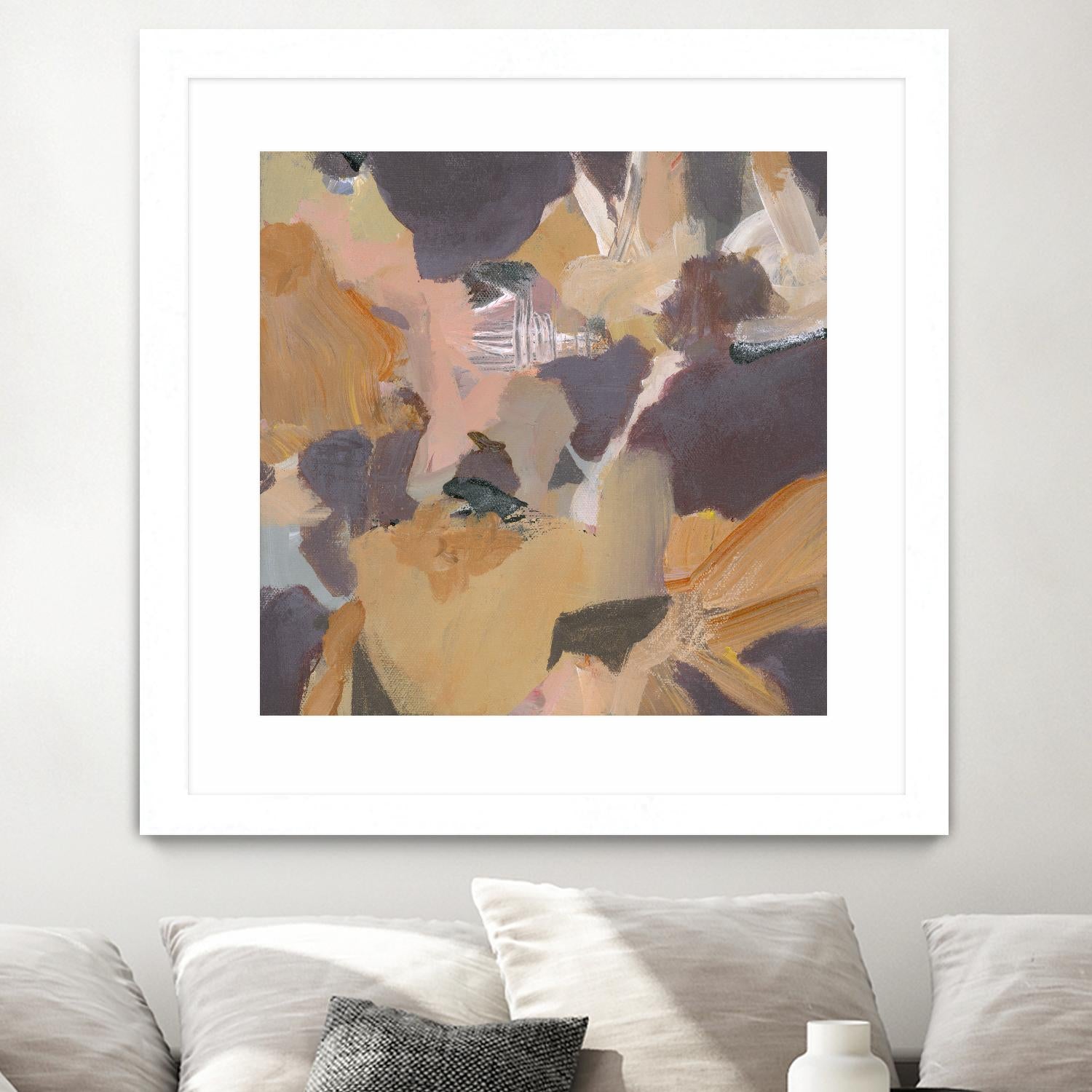 Mauve II by Terri Burris on GIANT ART - yellows abstract