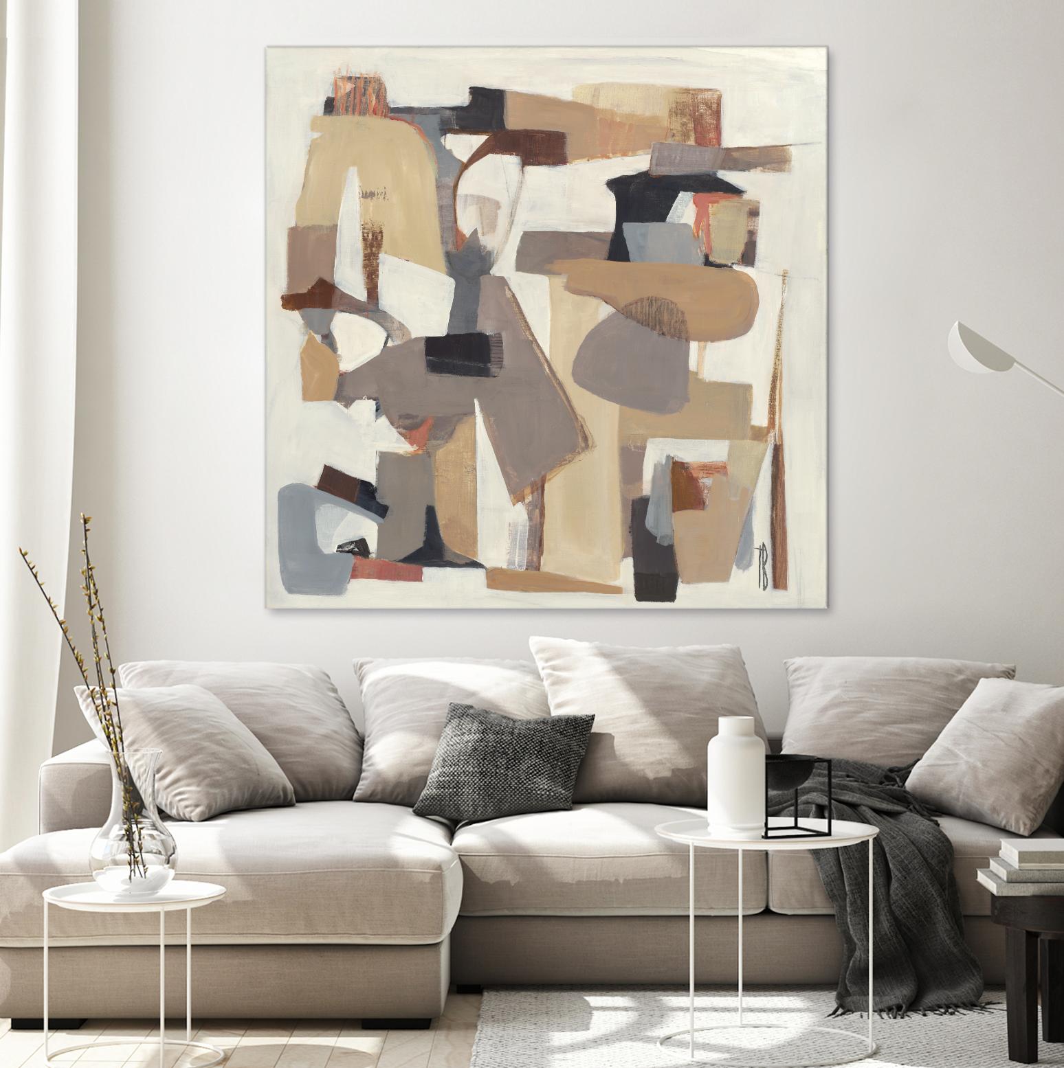 Neutrality by Terri Burris on GIANT ART - browns abstract