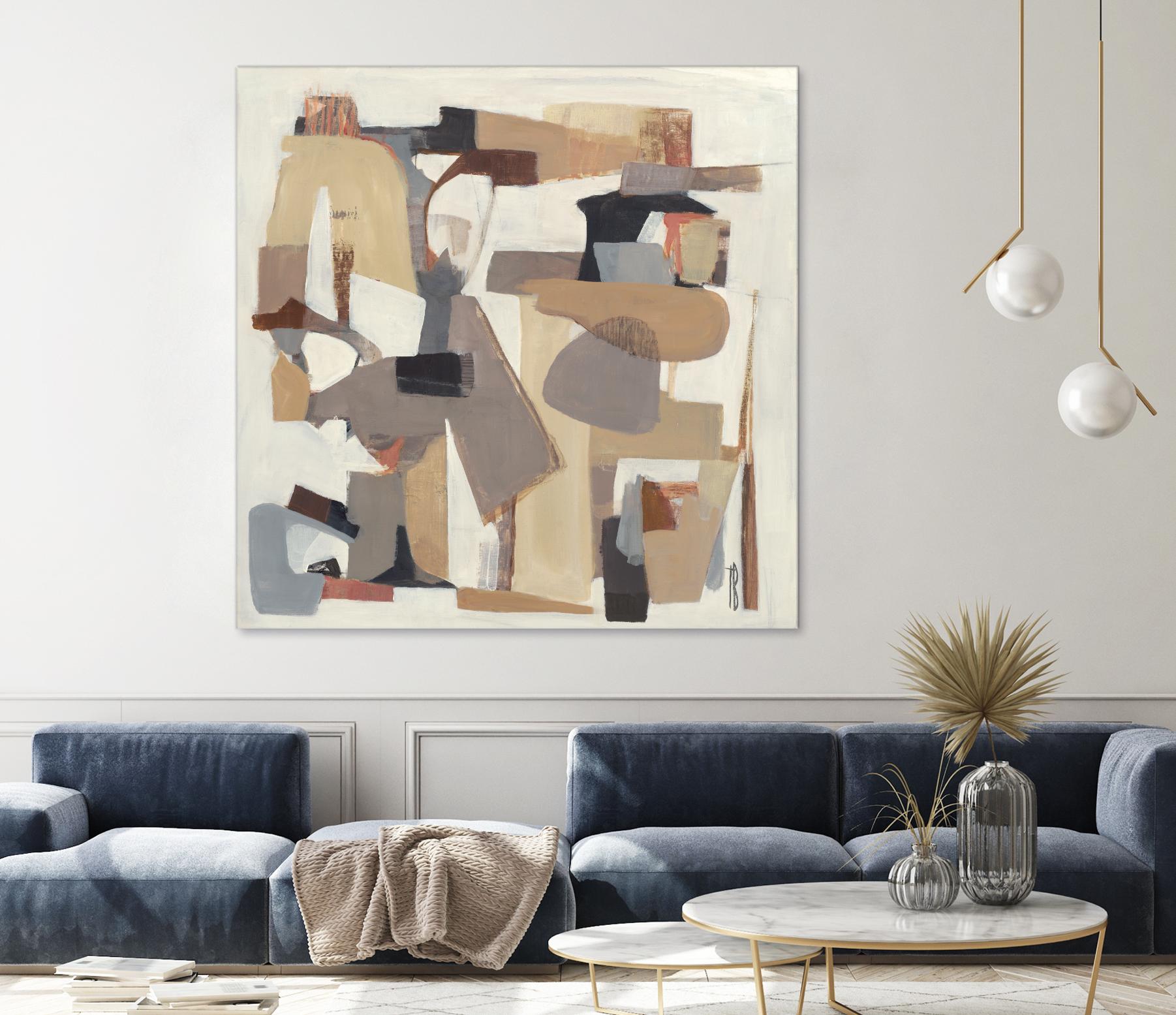 Neutrality by Terri Burris on GIANT ART - browns abstract