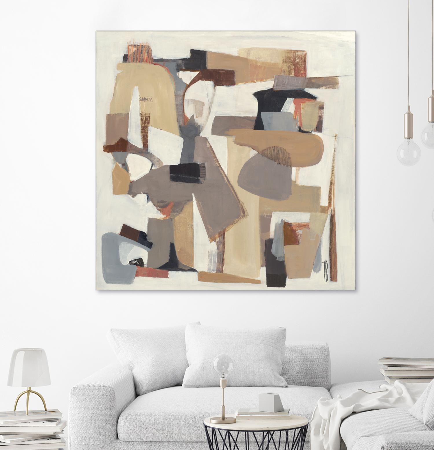 Neutrality by Terri Burris on GIANT ART - browns abstract