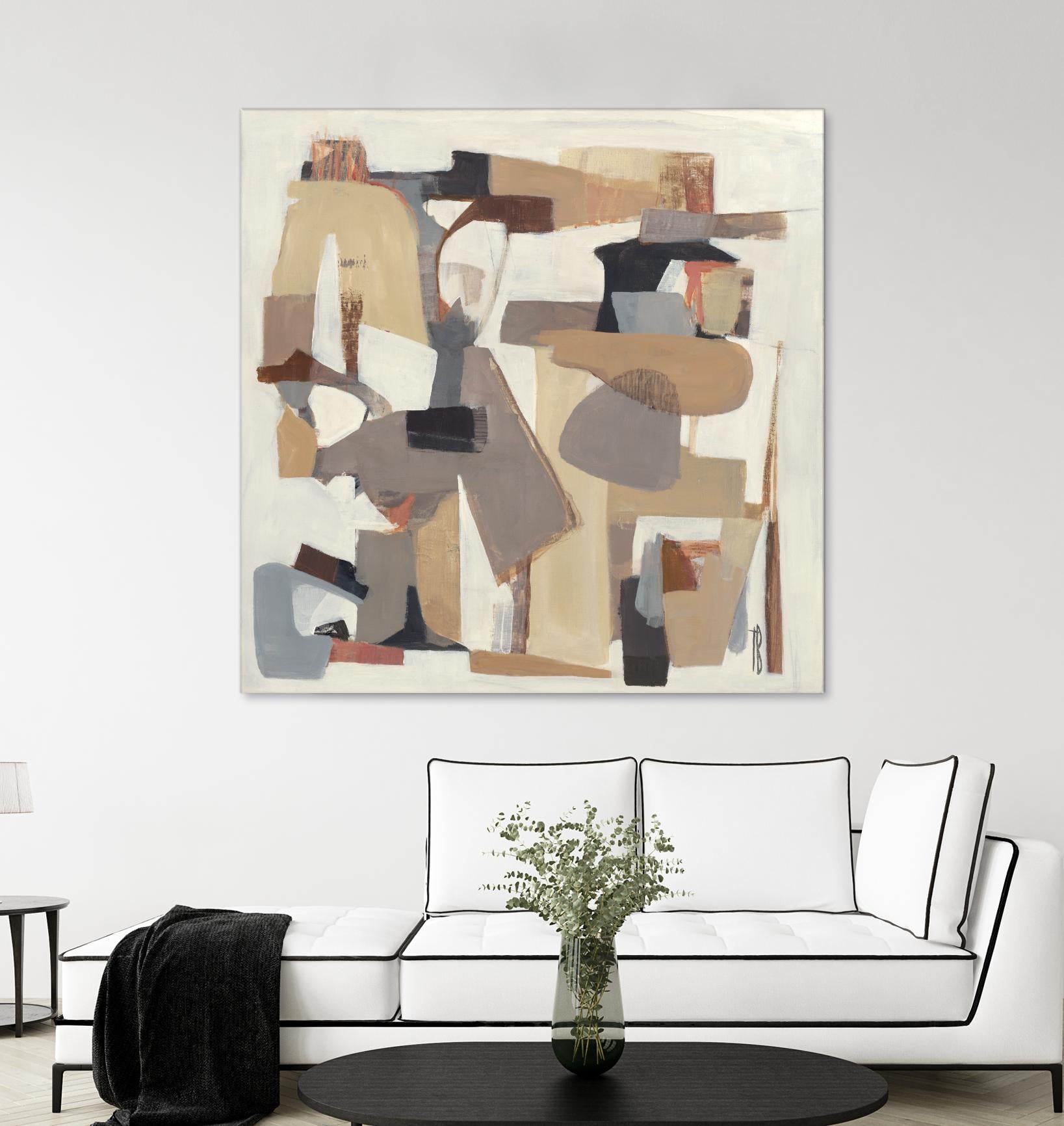 Neutrality by Terri Burris on GIANT ART - browns abstract