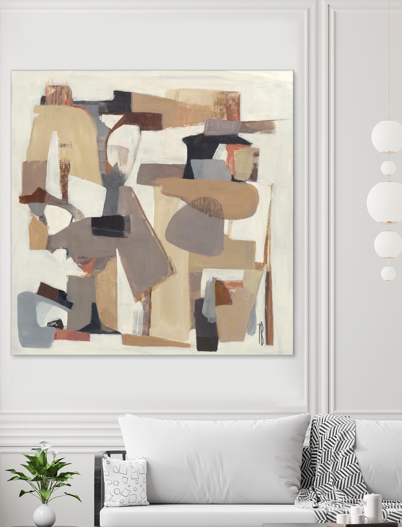 Neutrality by Terri Burris on GIANT ART - browns abstract