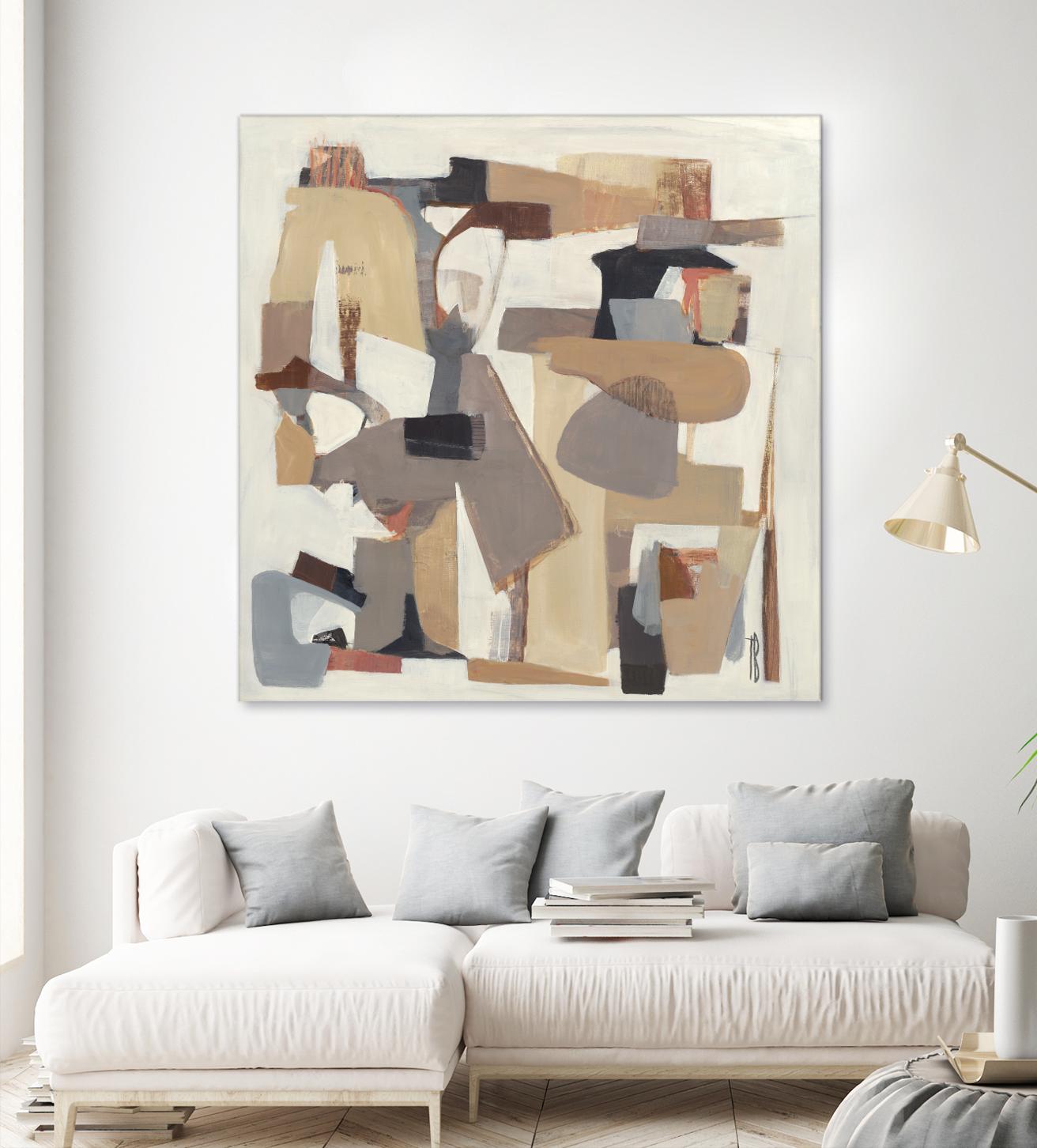 Neutrality by Terri Burris on GIANT ART - browns abstract