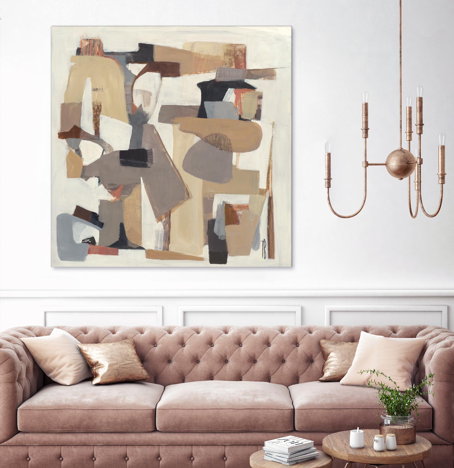 Neutrality by Terri Burris on GIANT ART - browns abstract