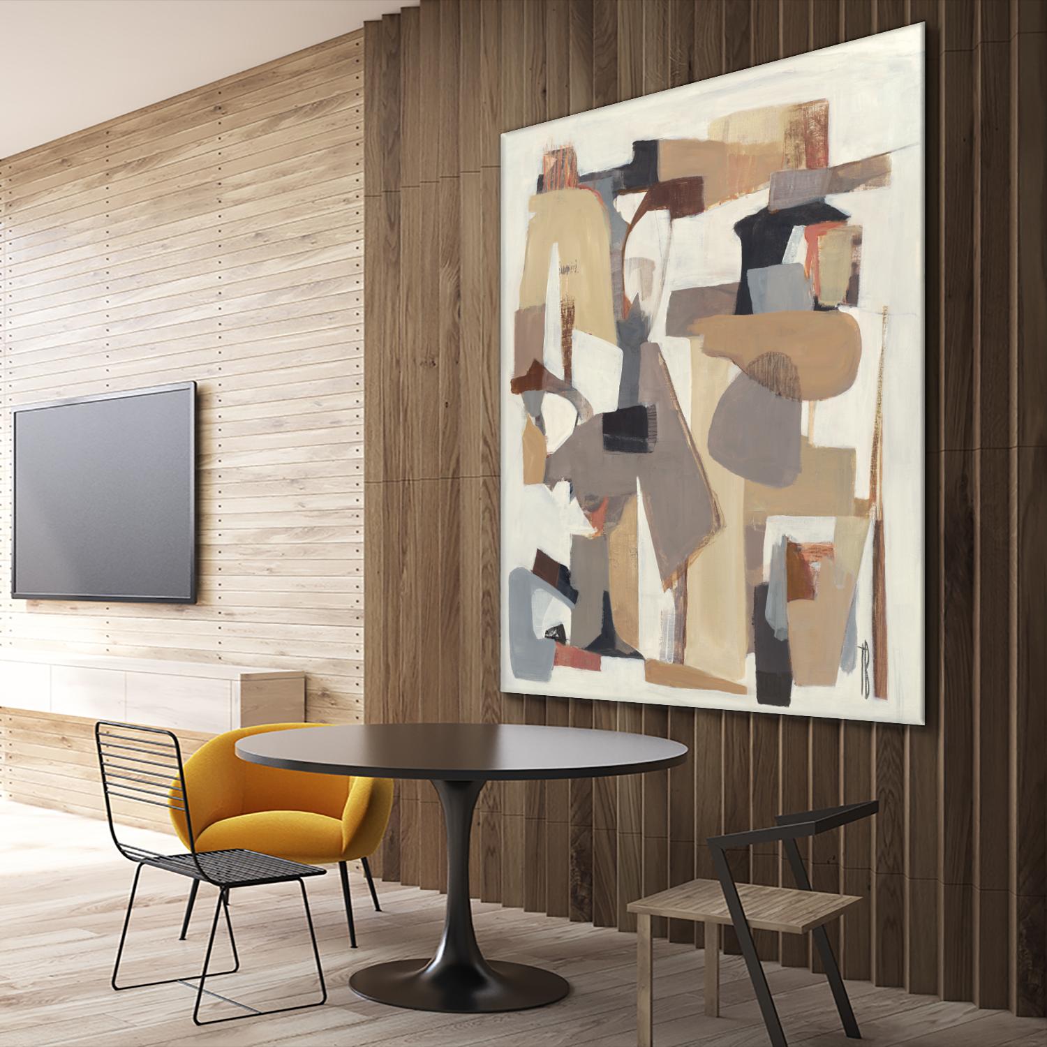 Neutrality by Terri Burris on GIANT ART - browns abstract