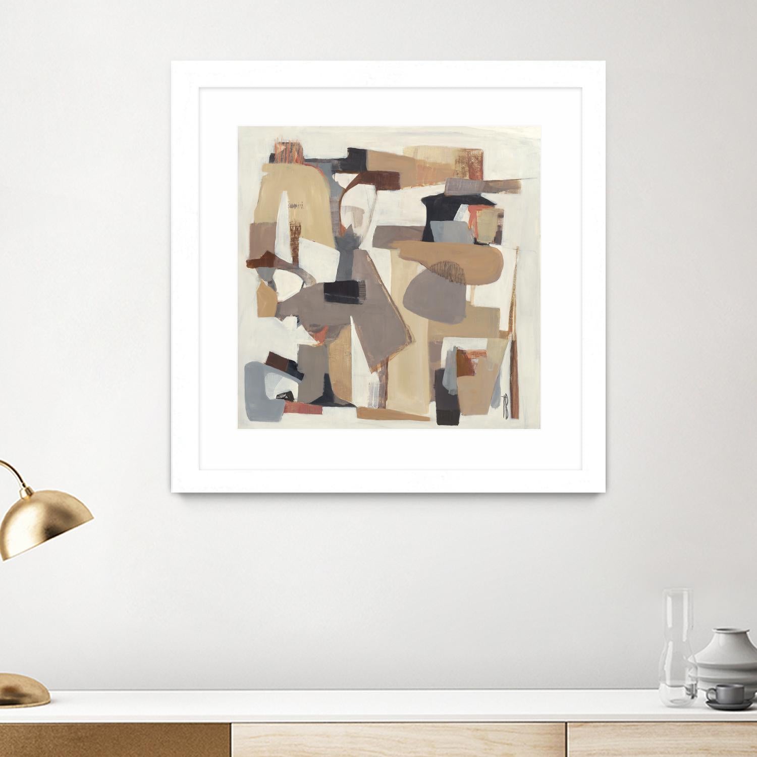 Neutrality by Terri Burris on GIANT ART - browns abstract