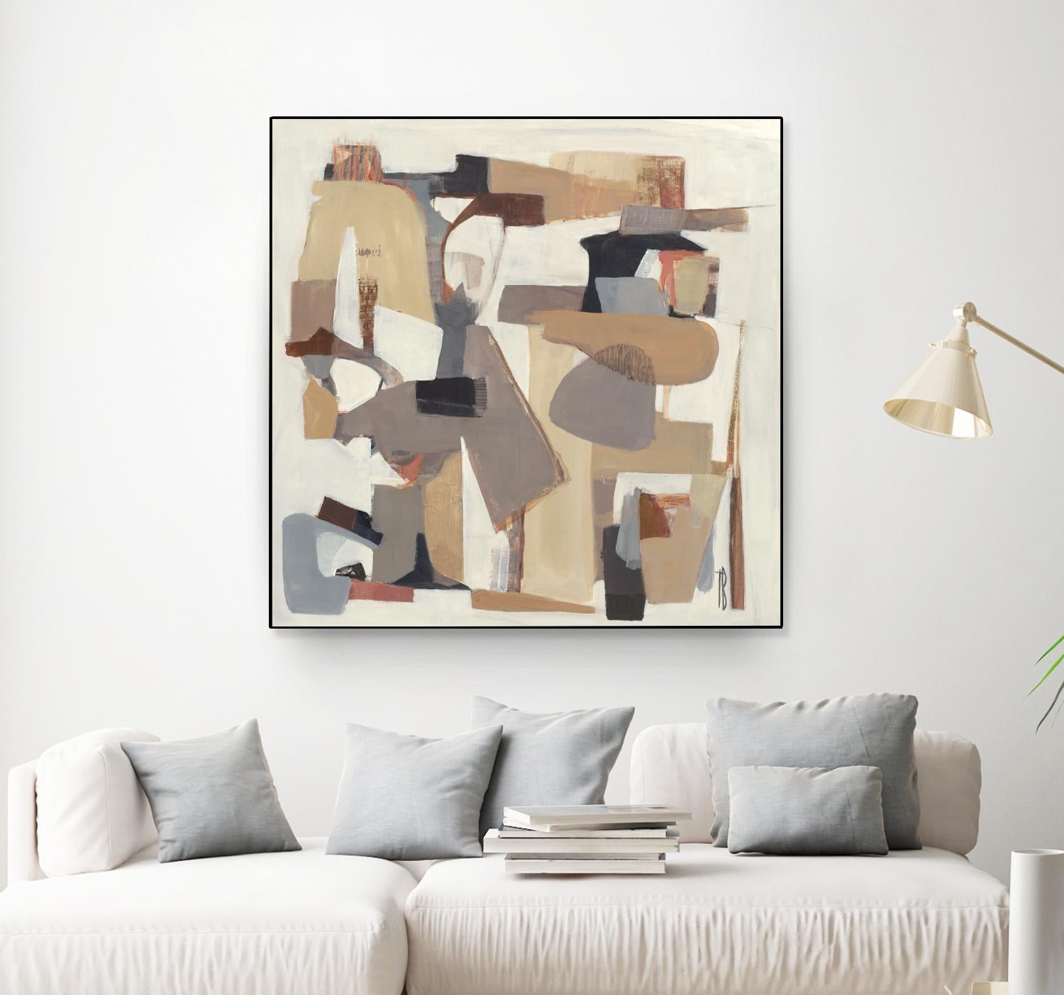 Neutrality by Terri Burris on GIANT ART - browns abstract