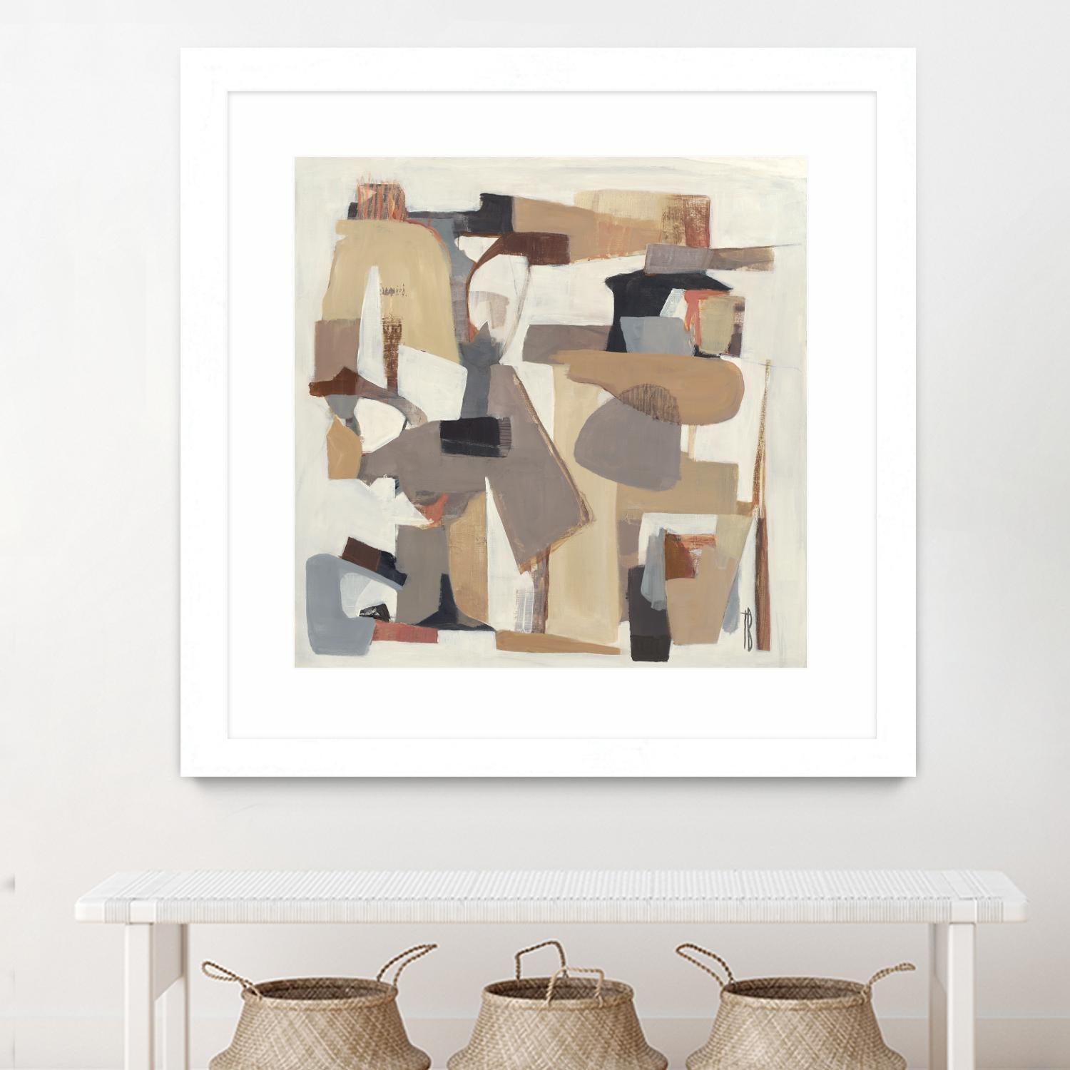 Neutrality by Terri Burris on GIANT ART - browns abstract