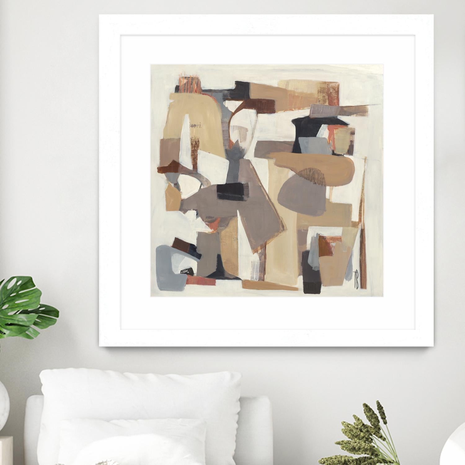 Neutrality by Terri Burris on GIANT ART - browns abstract