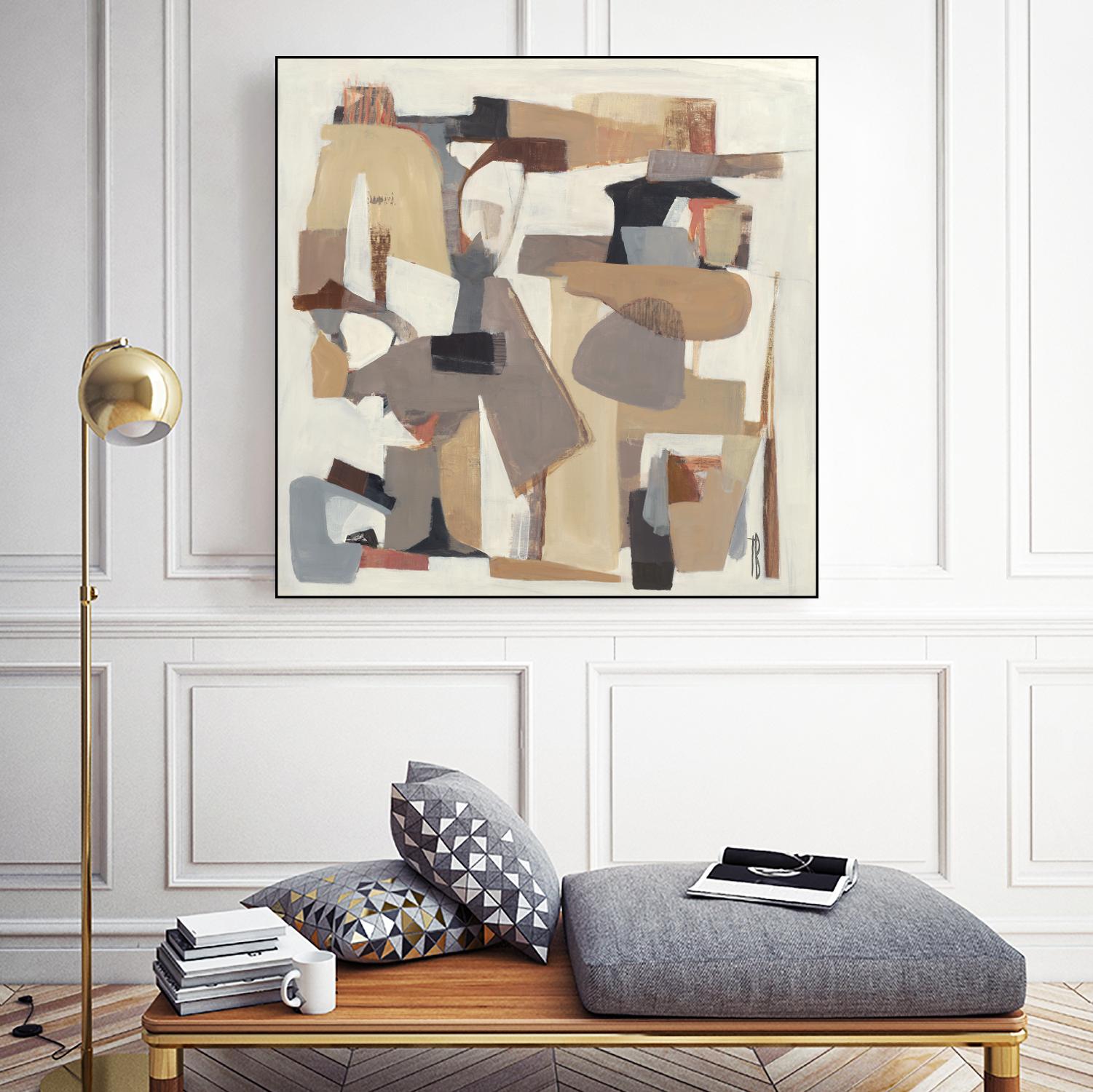 Neutrality by Terri Burris on GIANT ART - browns abstract