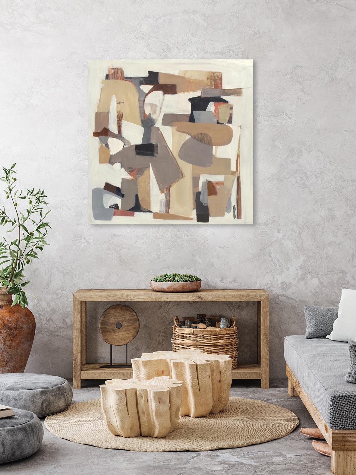 Neutrality by Terri Burris on GIANT ART - browns abstract